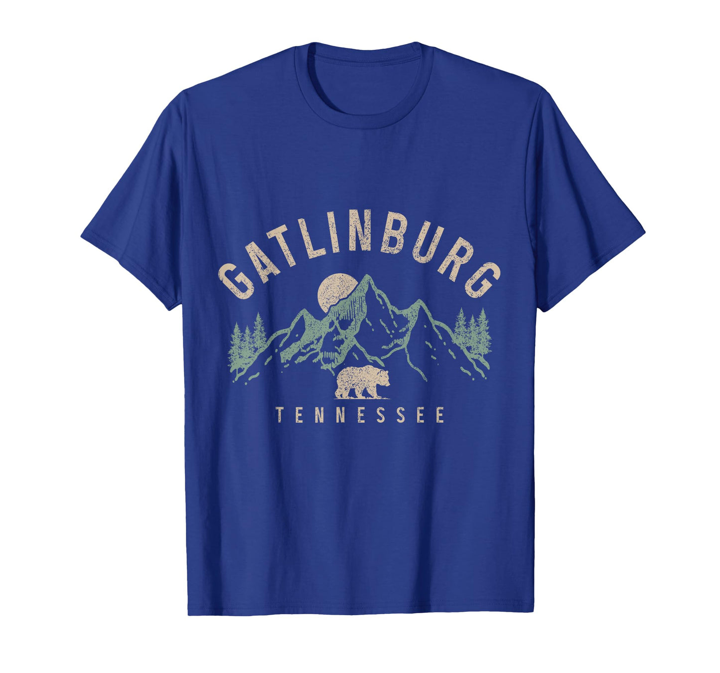 Gatlinburg Tennessee Mountains Bear Nature Lover Vintage T-Shirt
