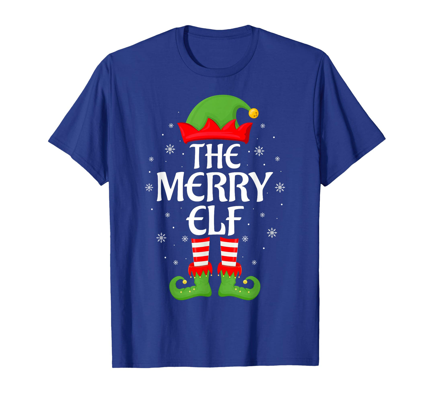 Merry Elf Xmas Family Matching Elf Squad Christmas T-Shirt