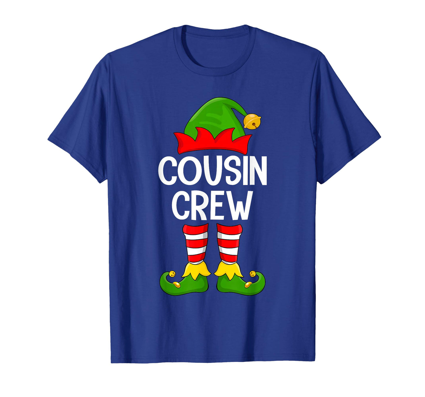 Cousin Crew Elf Xmas Family Matching Elf Squad Christmas T-Shirt