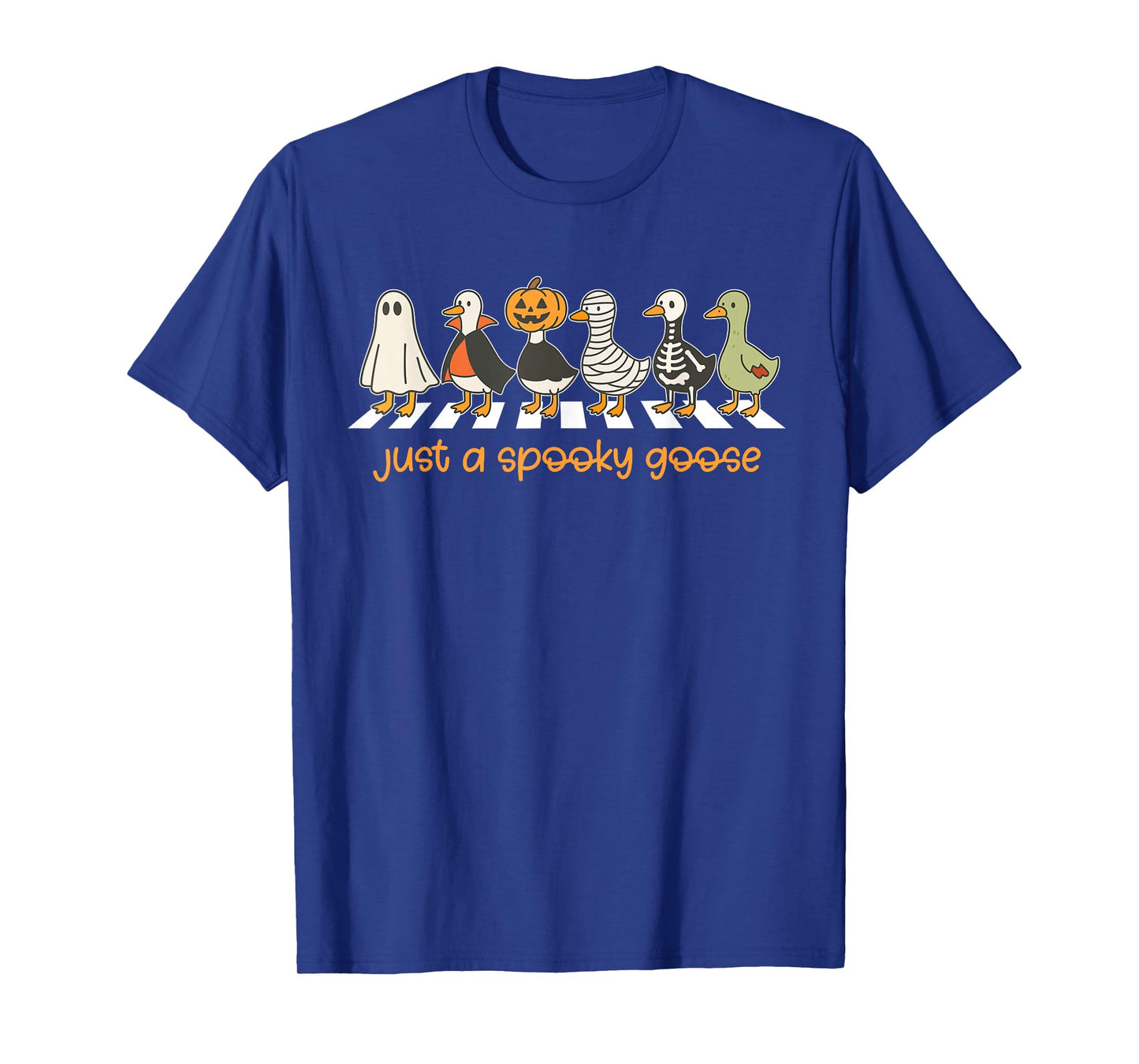 Just A Spooky Goose Halloween Silly Goose Funny Halloween T-Shirt