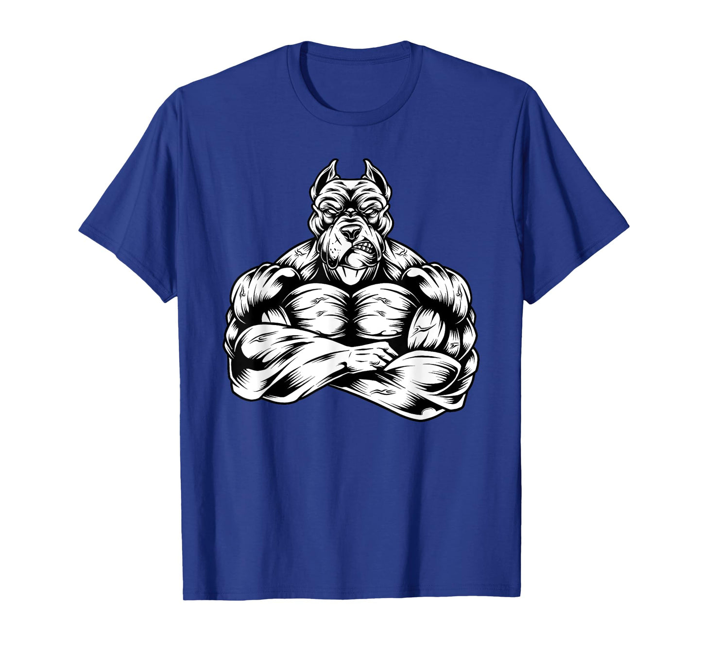 Muscles Pitbull dog lover workout Gym Fitness powerlifter T-Shirt