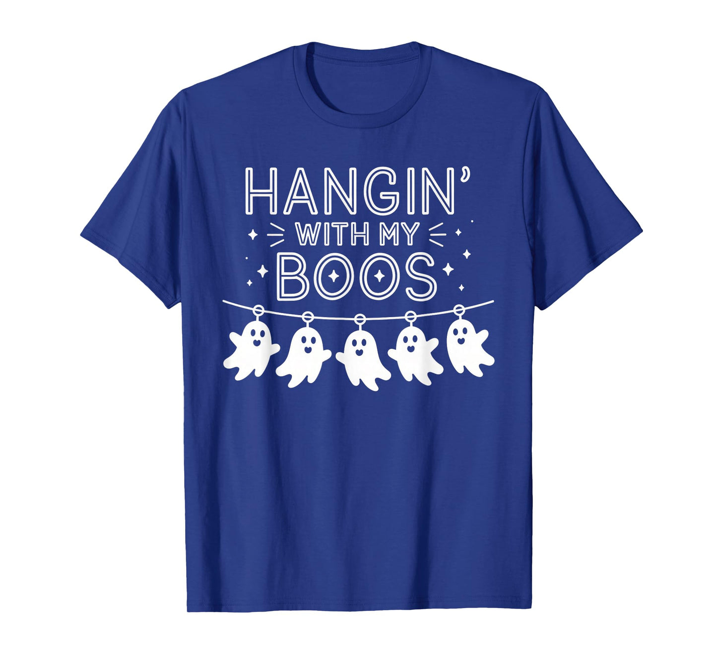 Hangin' with My Boos Tshirt Halloween Ghost Scary Witch Men T-Shirt