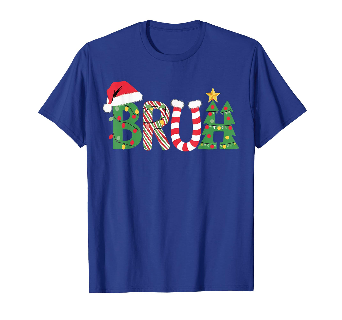 Christmas Shirts for Kids Boys Bruh Funny Christmas Women T-Shirt