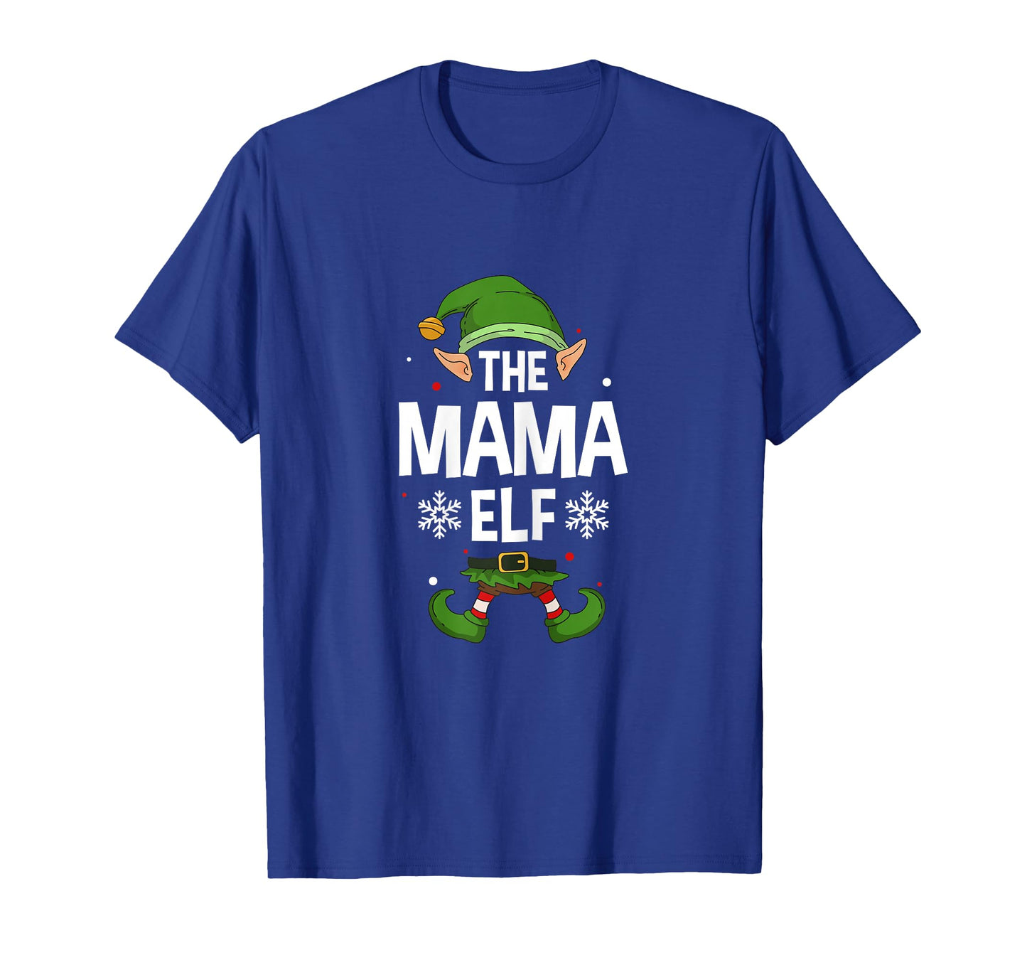 The Mama Elf Party Family Group Matching Mother X-Mas Mum T-Shirt