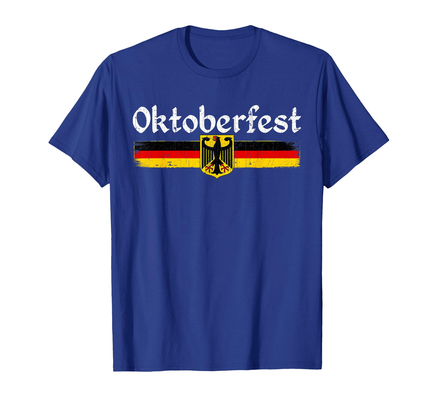 Oktoberfest German Drinking Men Women Vintage German Flag T-Shirt
