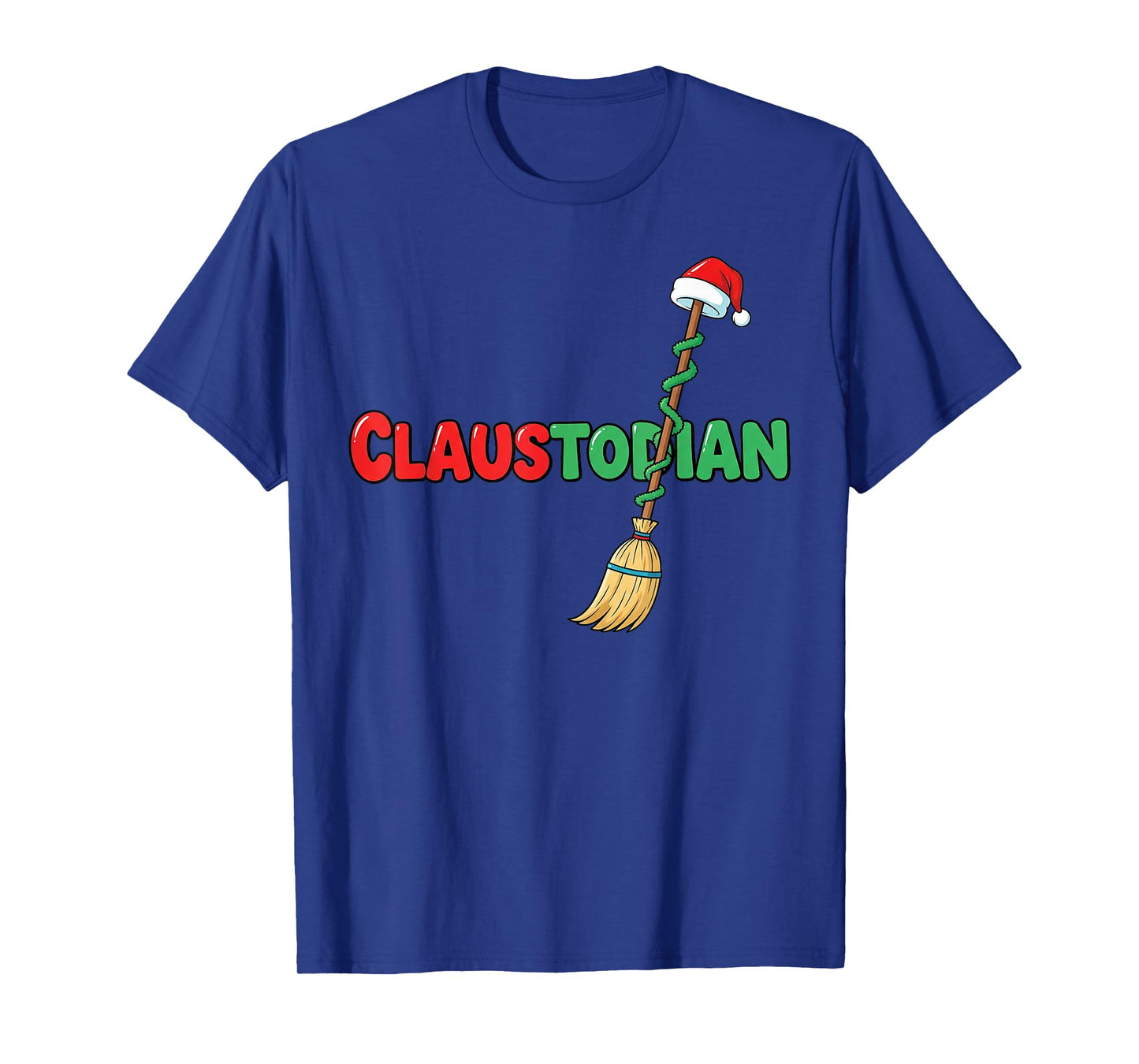 Claustodian Funny Christmas Custodian Pun T-Shirt