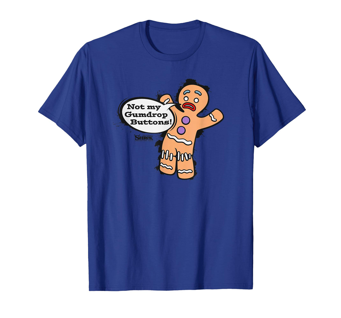 Shrek Gingy Not My Gumdrop Buttons T-Shirt