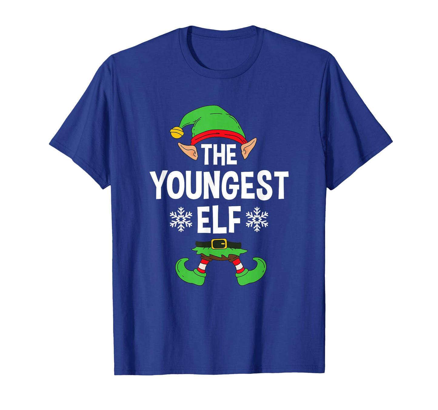 The Youngest Elf Party Family Group Matching X-Mas Saying T-Shirt