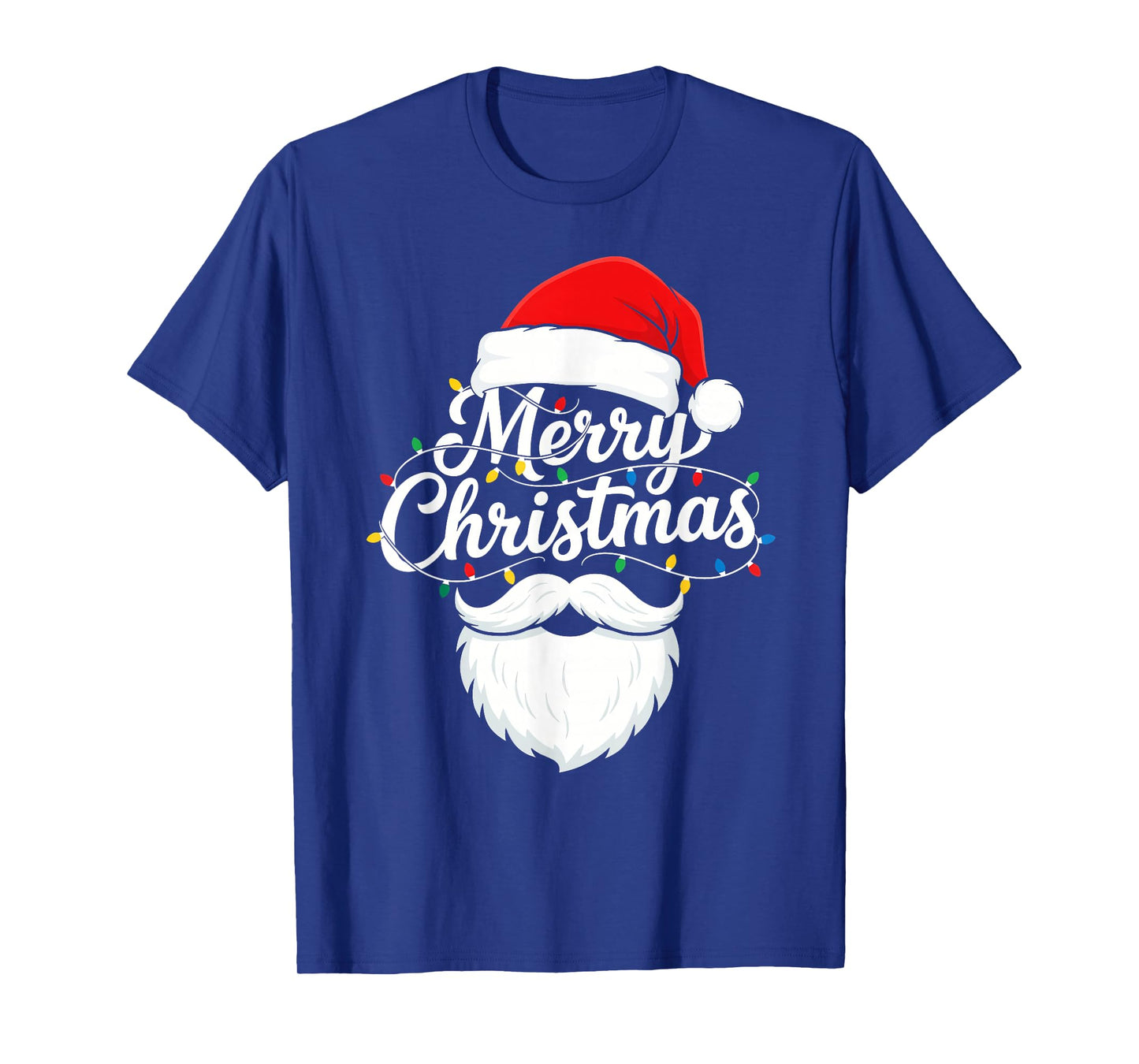 Family Christmas Santa Beard Xmas Matching Pajamas Family T-Shirt