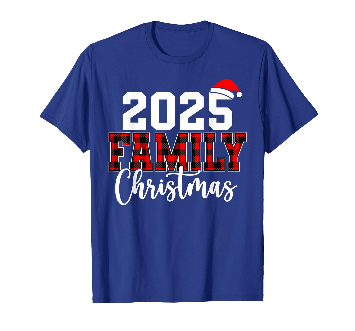 Family Christmas Crew 2025 Making Memories Santa Hat T-Shirt