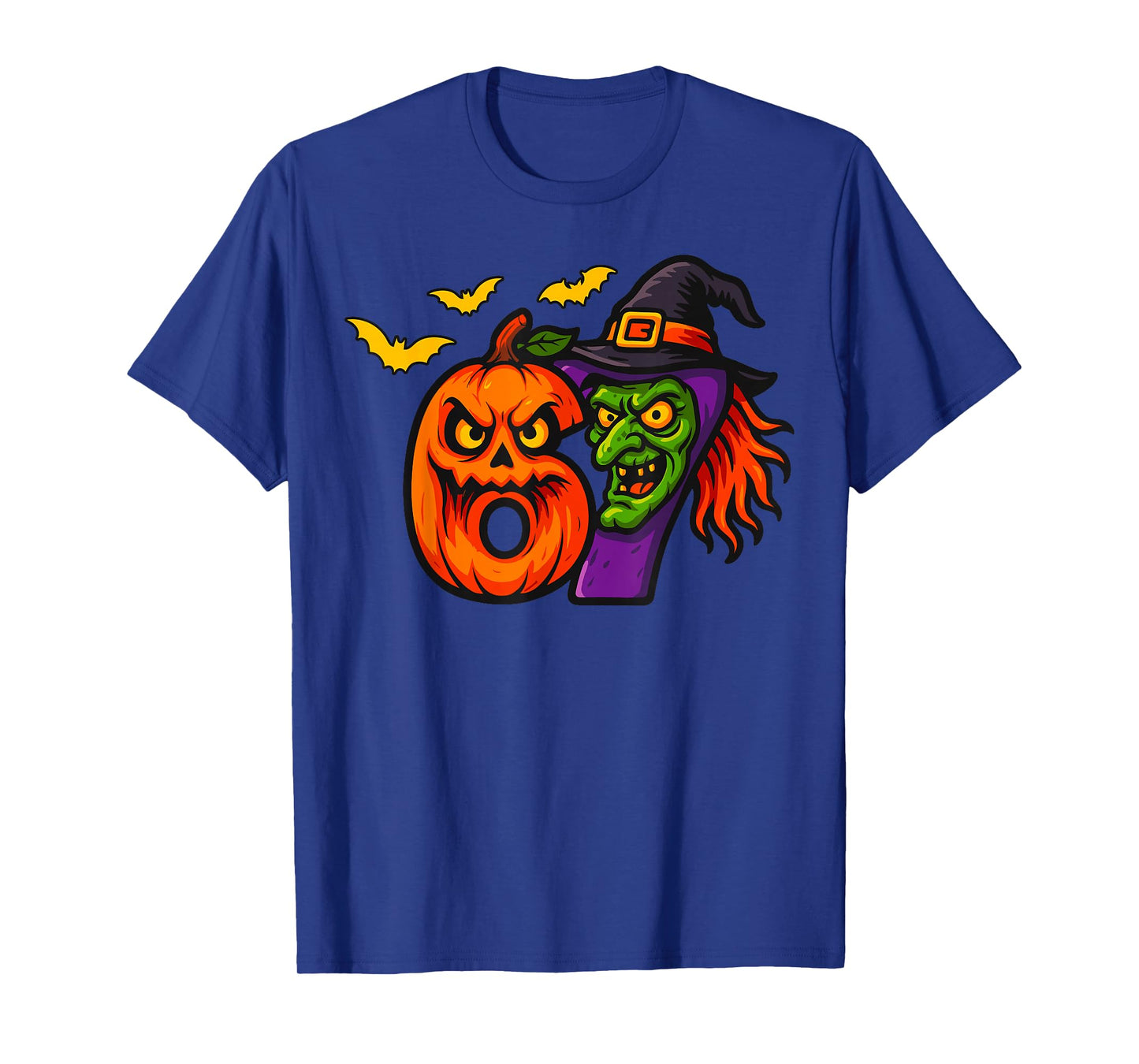 67 Halloween Jack-O-Lantern Scary Witch Six Seven Meme T-Shirt