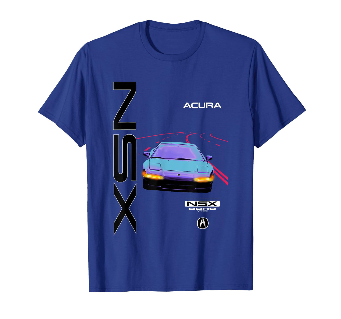 Honda NSX Acura Neon Road V Tec T-Shirt