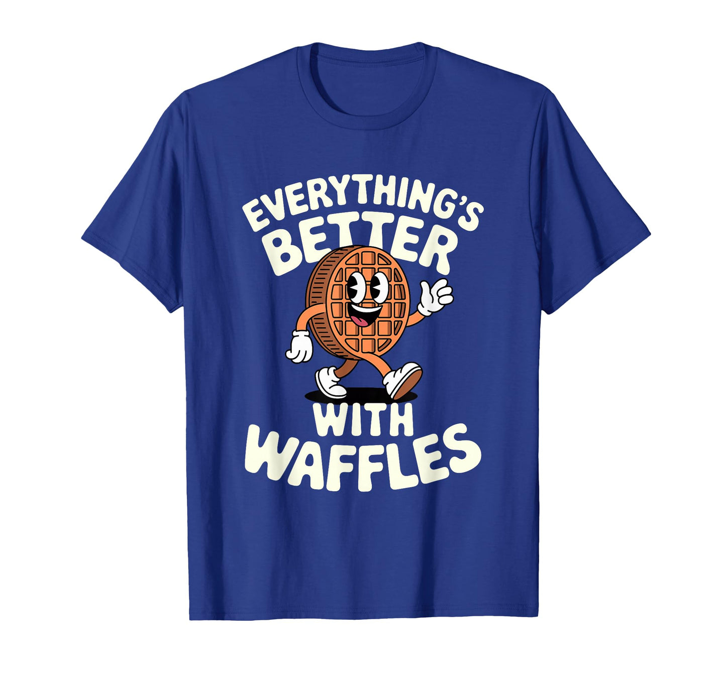Funny Retro Vintage Waffles Men Women Boys or Girls Waffle T-Shirt