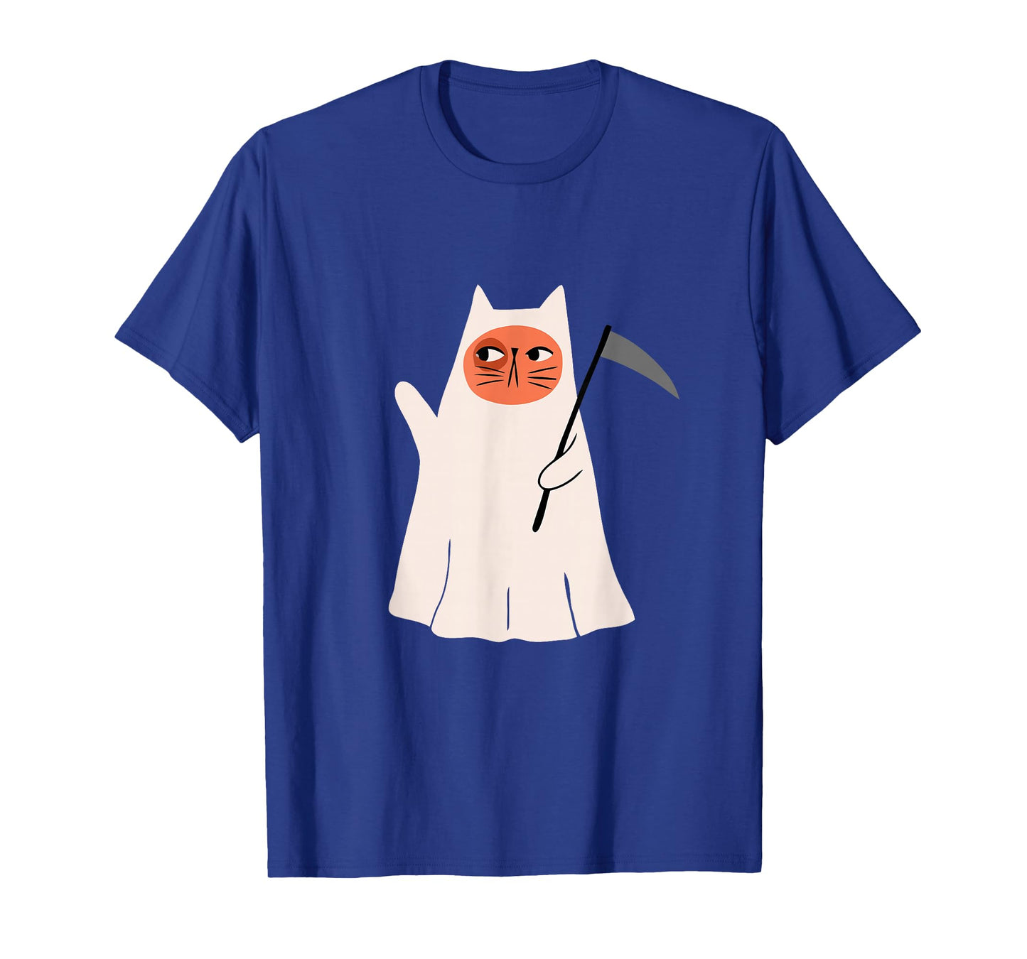 Cat Scary Halloween Women Men Kids T-Shirt