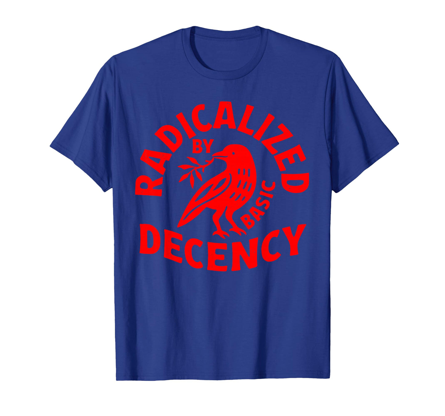 Vintage Radicalized by Basic Decency Crow Floral T-Shirt