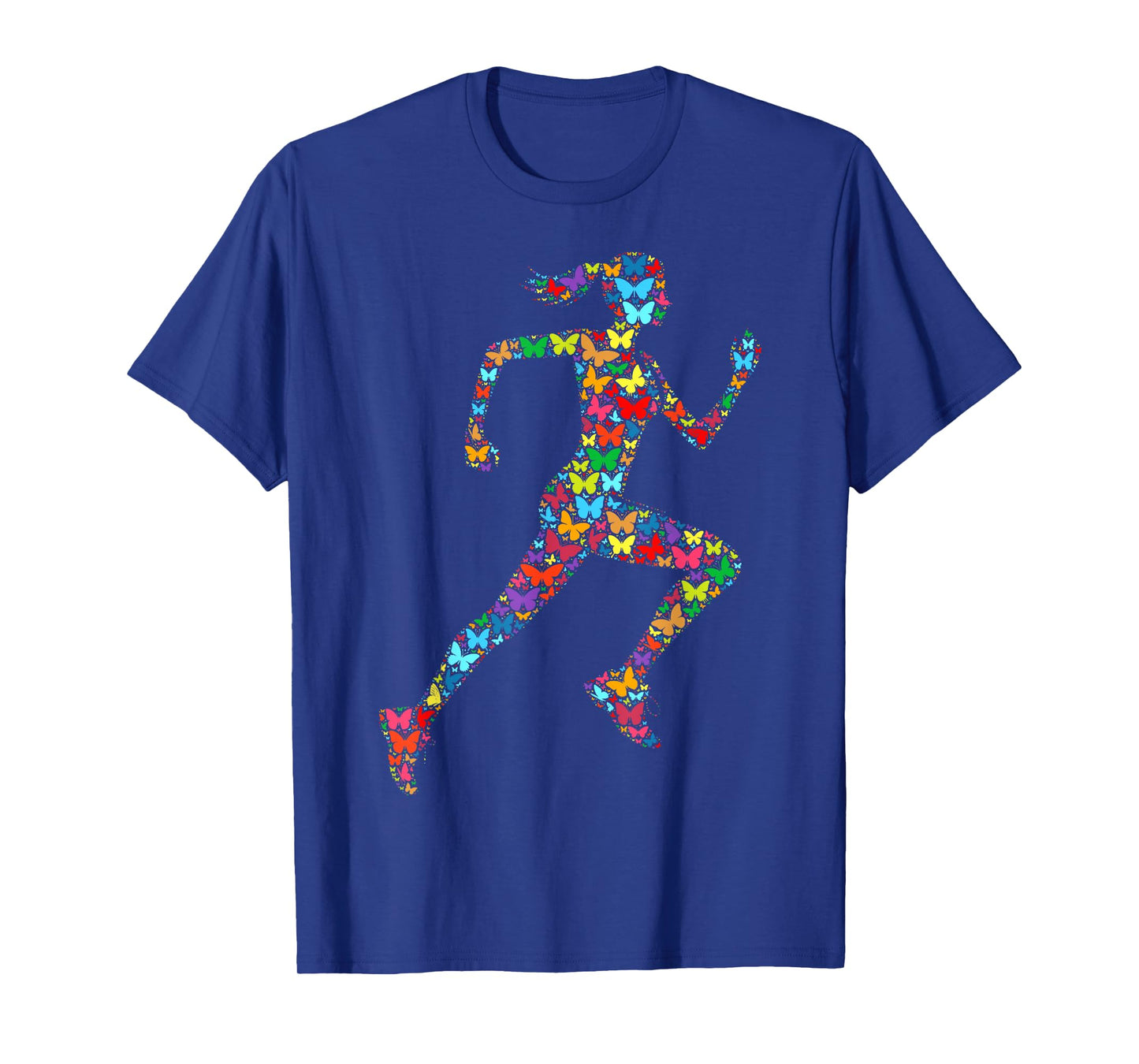 Colorful Butterfly Lover Girls Gym Women Fitness - Running T-Shirt