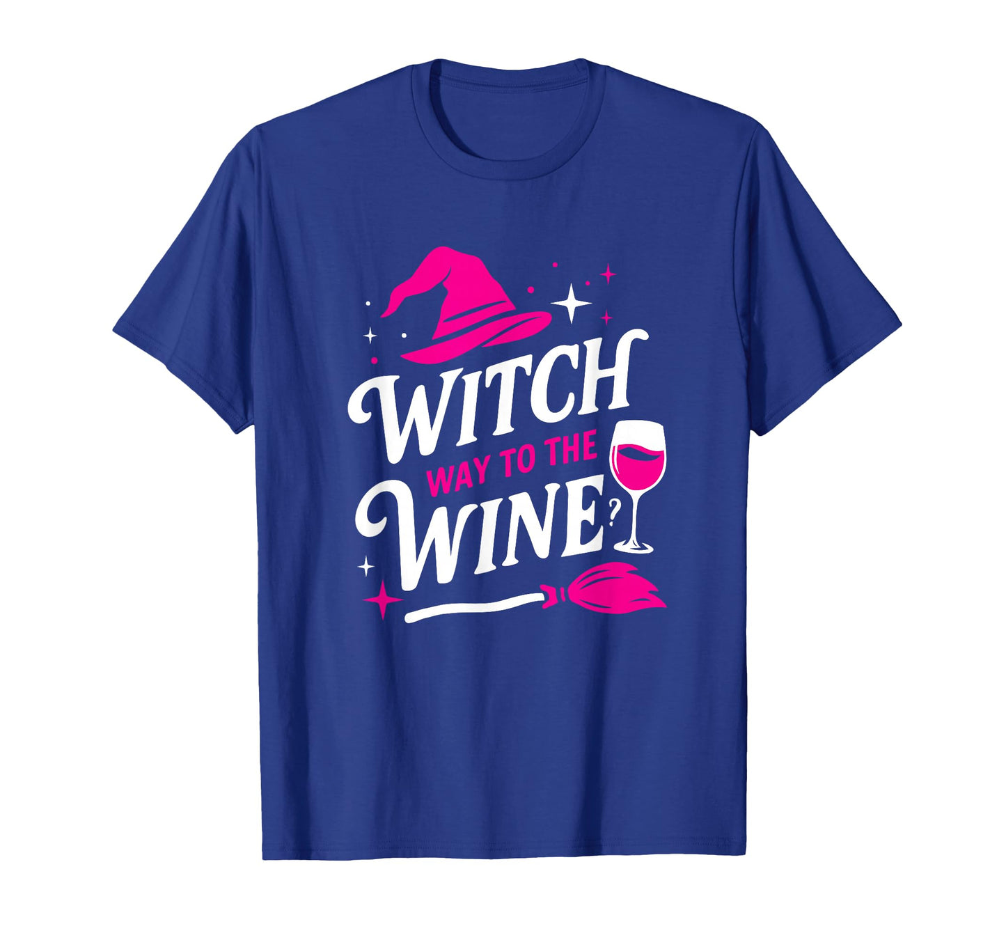 Witch Way to The Wine Funny Wine Lover Halloween Women's T-Shirt