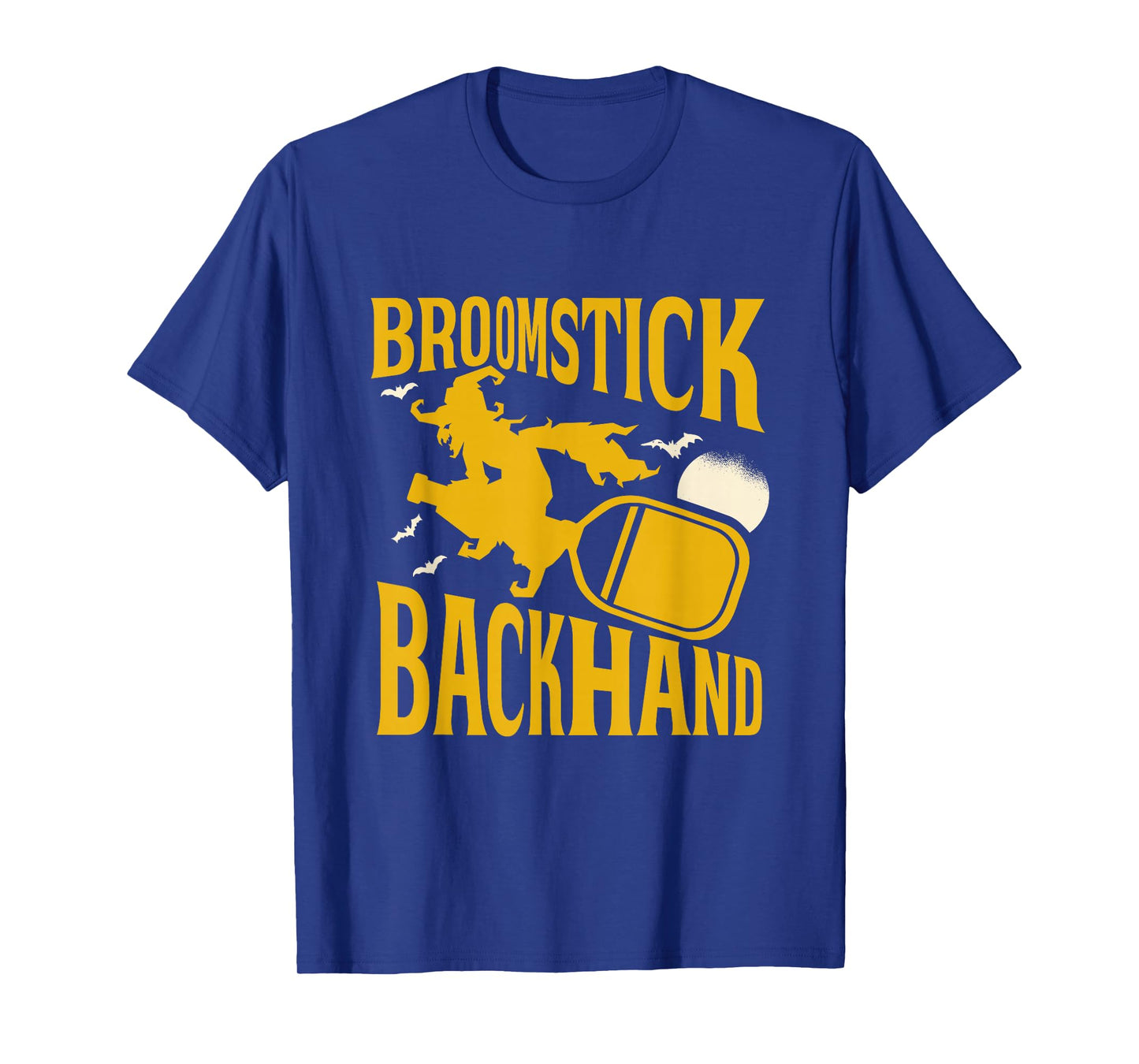 Broomstick Backhand - Funny Witch Player Costume T-Shirt