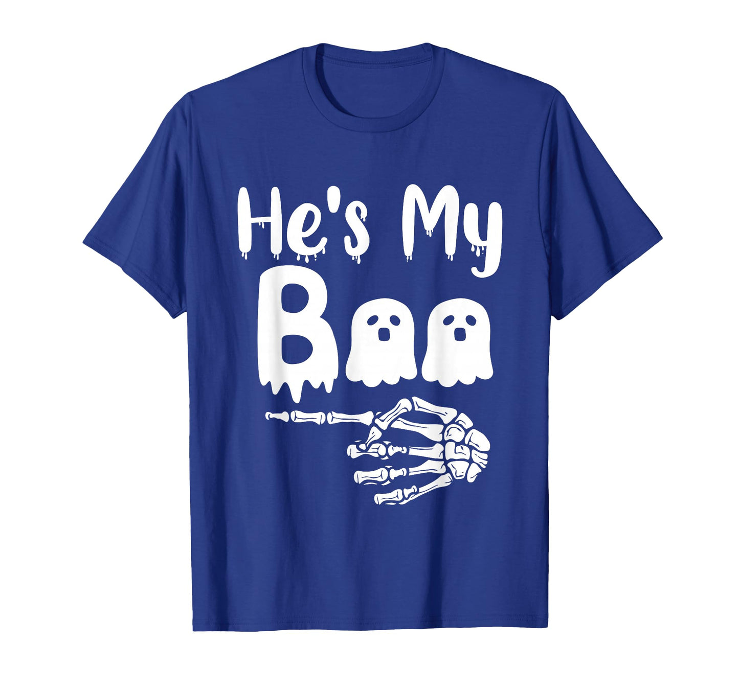 She's My Boo Matching Halloween Pajama Couples He's My Boo T-Shirt