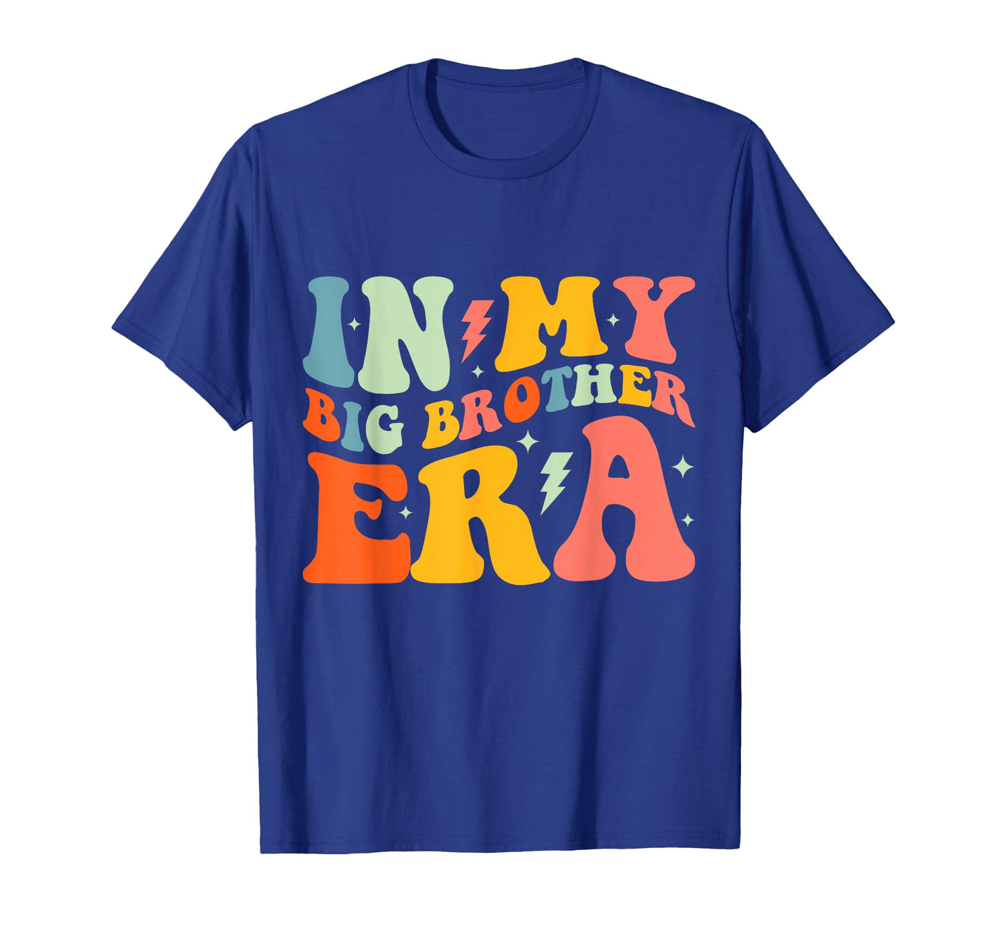 In My Big Brother Era Groovy Funny Big Bro Kids Boys Toddler T-Shirt