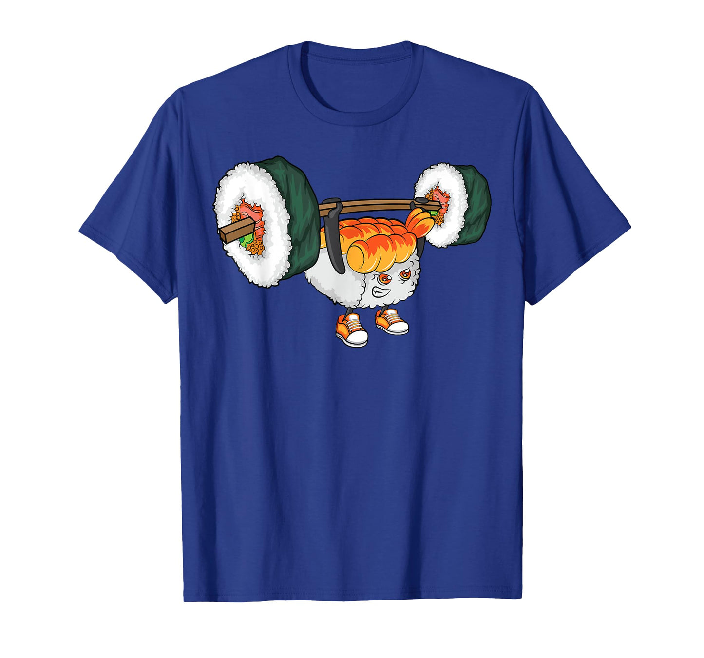 Funny Sushi Weight Lifting Japanese Food Gym Gift T-Shirt