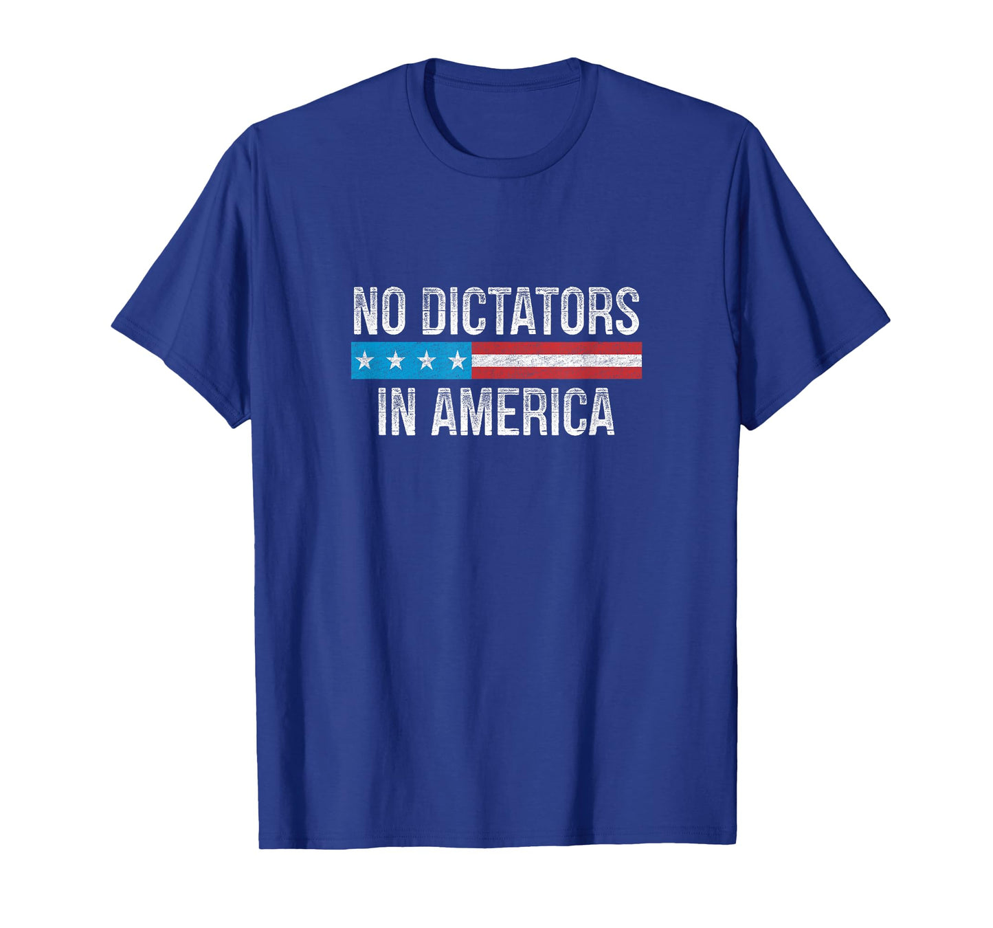 No Dictators In America - Vintage Style - T-Shirt