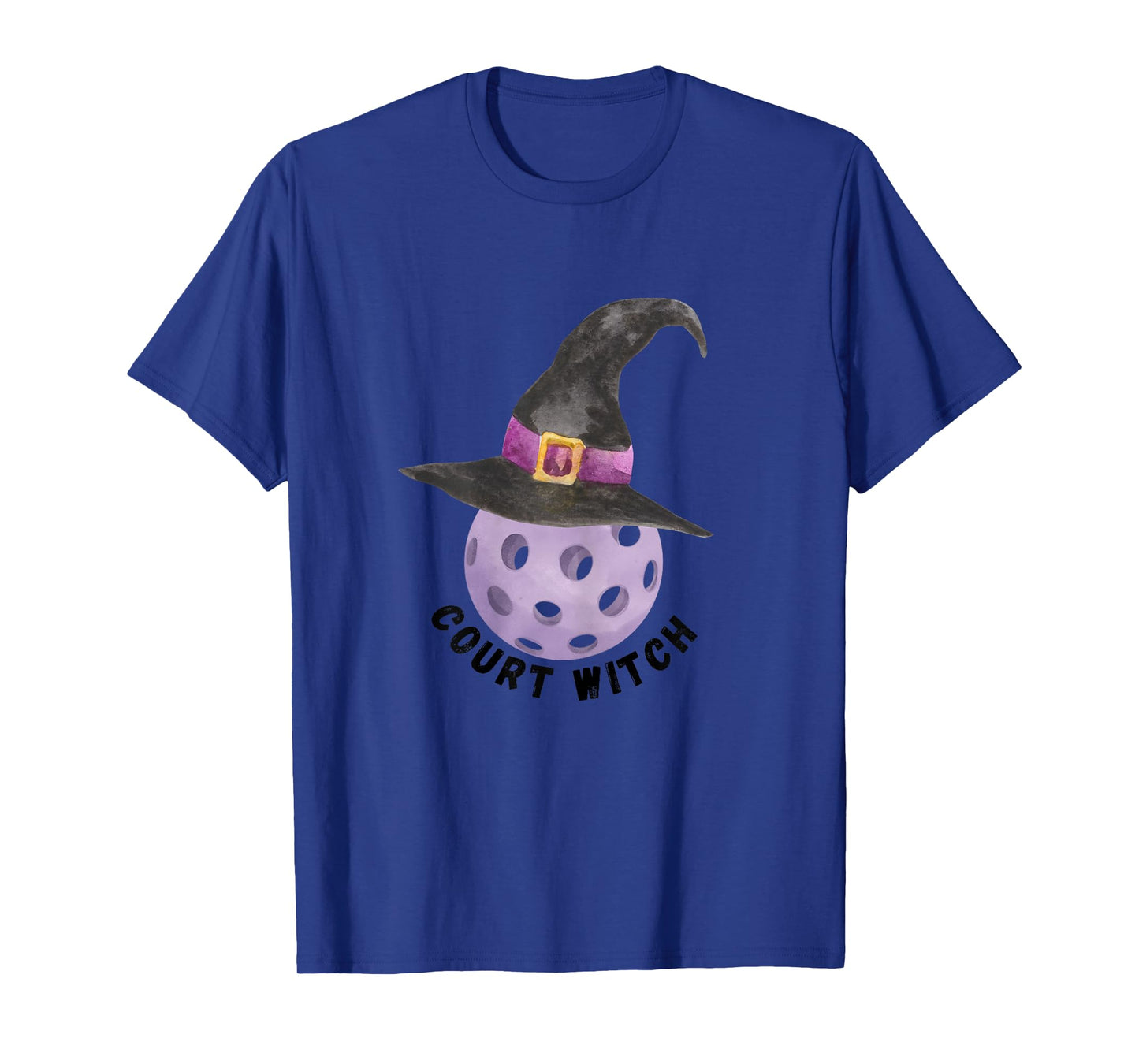 Fun Halloween Pickleball Court Witch Shirt for Witches T-Shirt