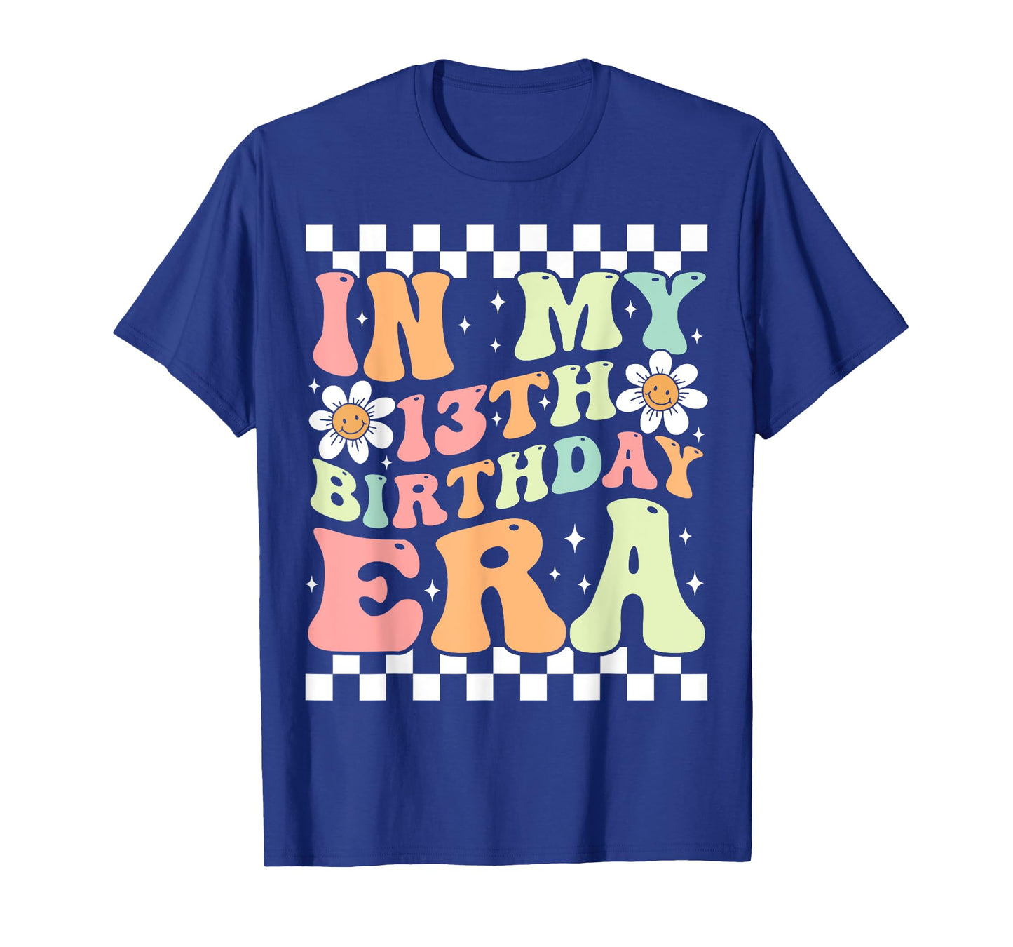 In My 13th Birthday Era Cute Groovy 13th Birthday Party T-Shirt