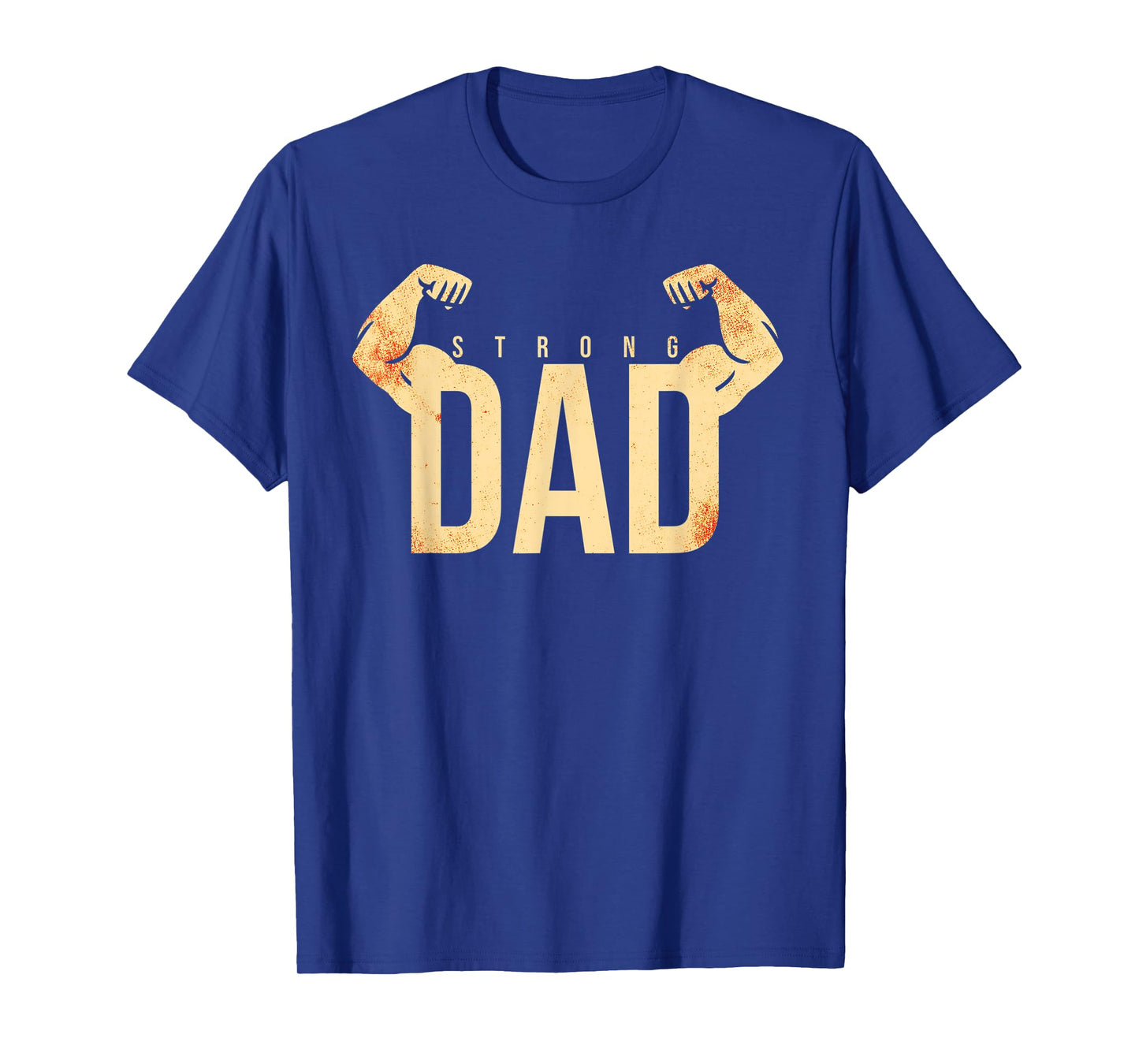 Mens Strong Dad Workout Gym T-Shirt
