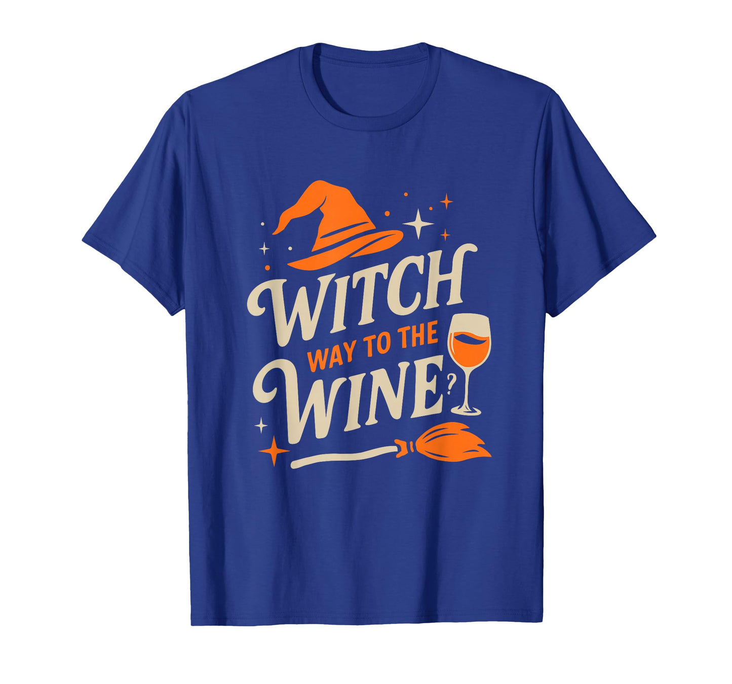 Witch Way to The Wine Funny Drinking Halloween Costume T-Shirt