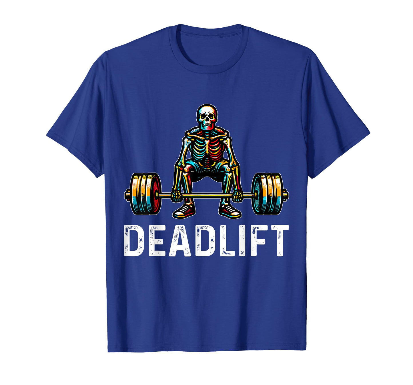 Deadlift Skeleton Gym Fitness T-Shirt