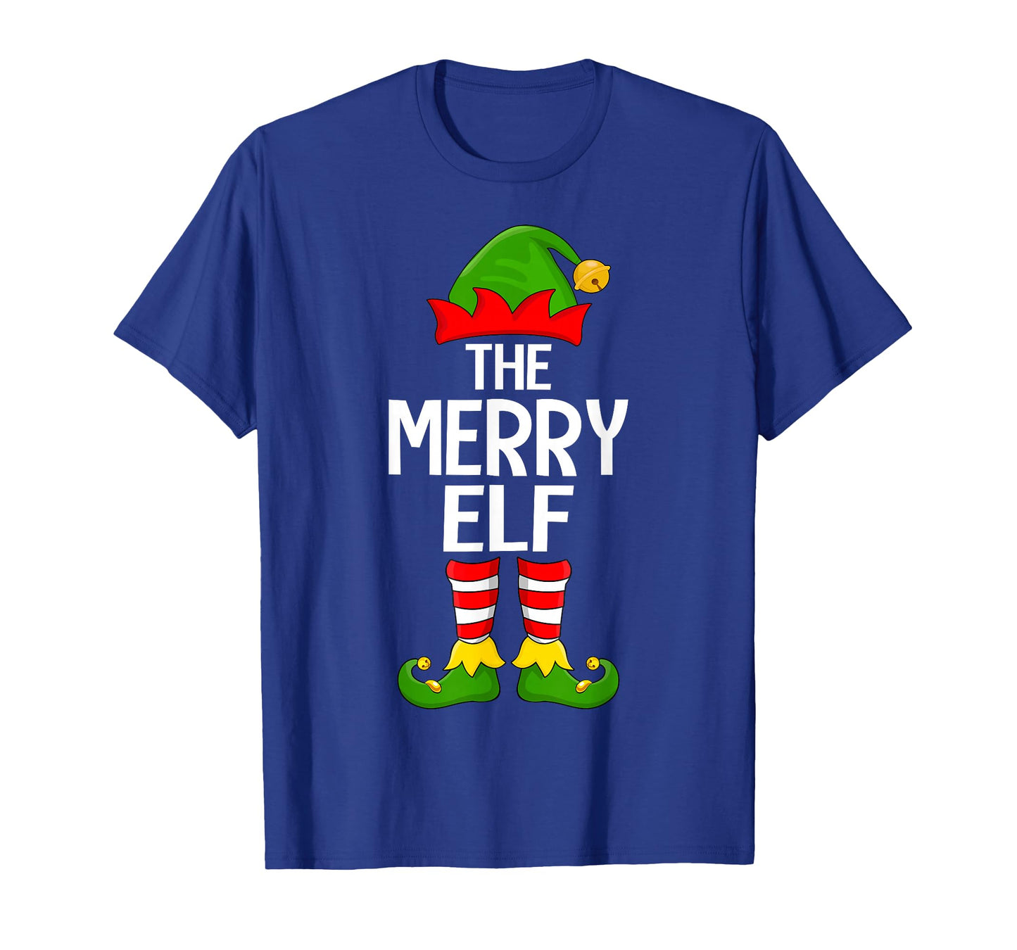Merry Elf Xmas Matching Family Elf Squad Christmas T-Shirt