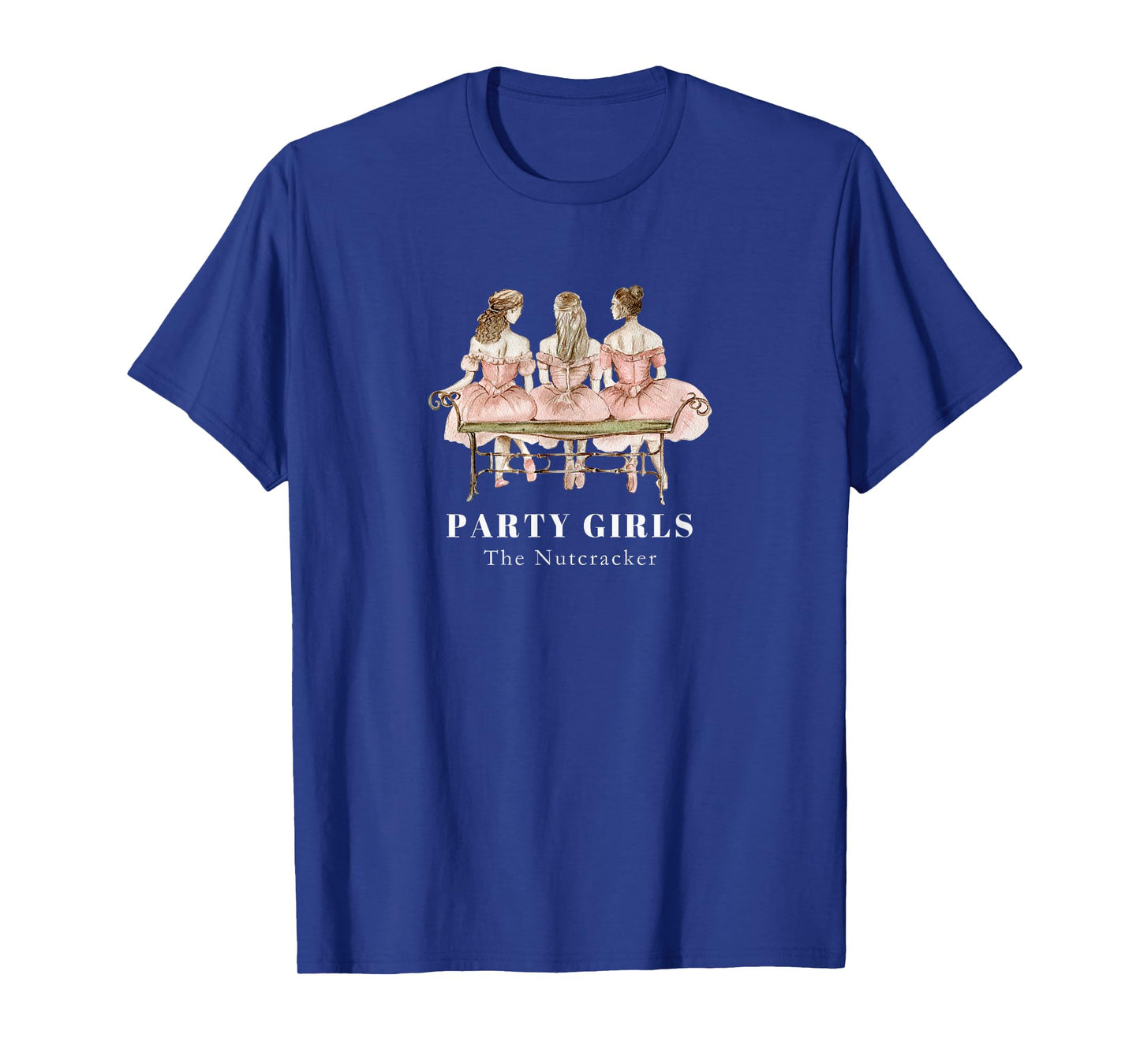 NUTCRACKER PARTY GIRLS Scene Christmas Ballet Dancer Graphic T-Shirt