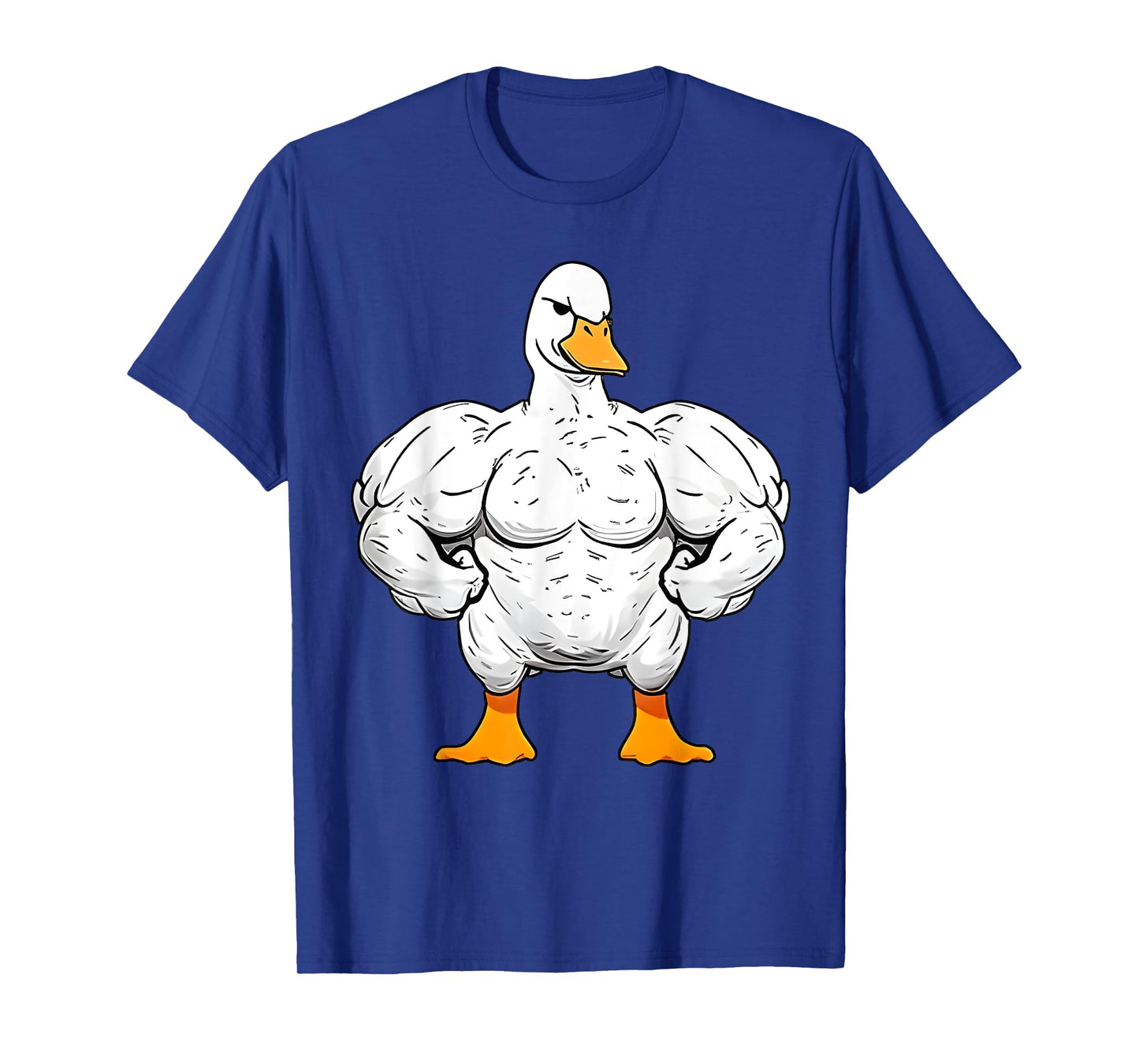 Strong Duck Gym Outfits Gym Lover Quackin Duck Weightlifting T-Shirt