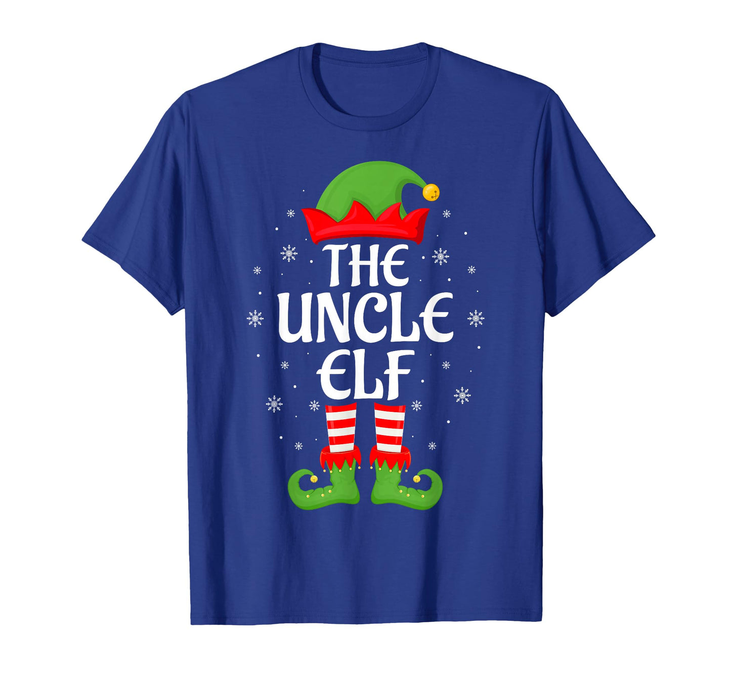 Uncle Elf Xmas Family Matching Elf Squad Christmas T-Shirt
