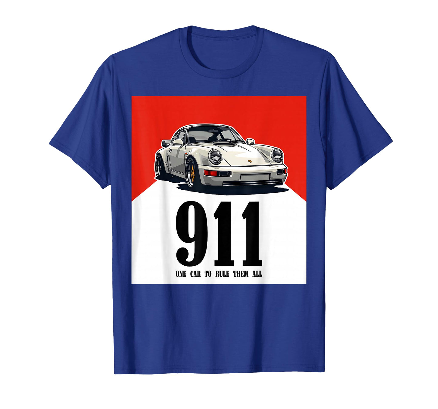 Retro 911 Red Vintage 964 turbo car classic automotive track T-Shirt