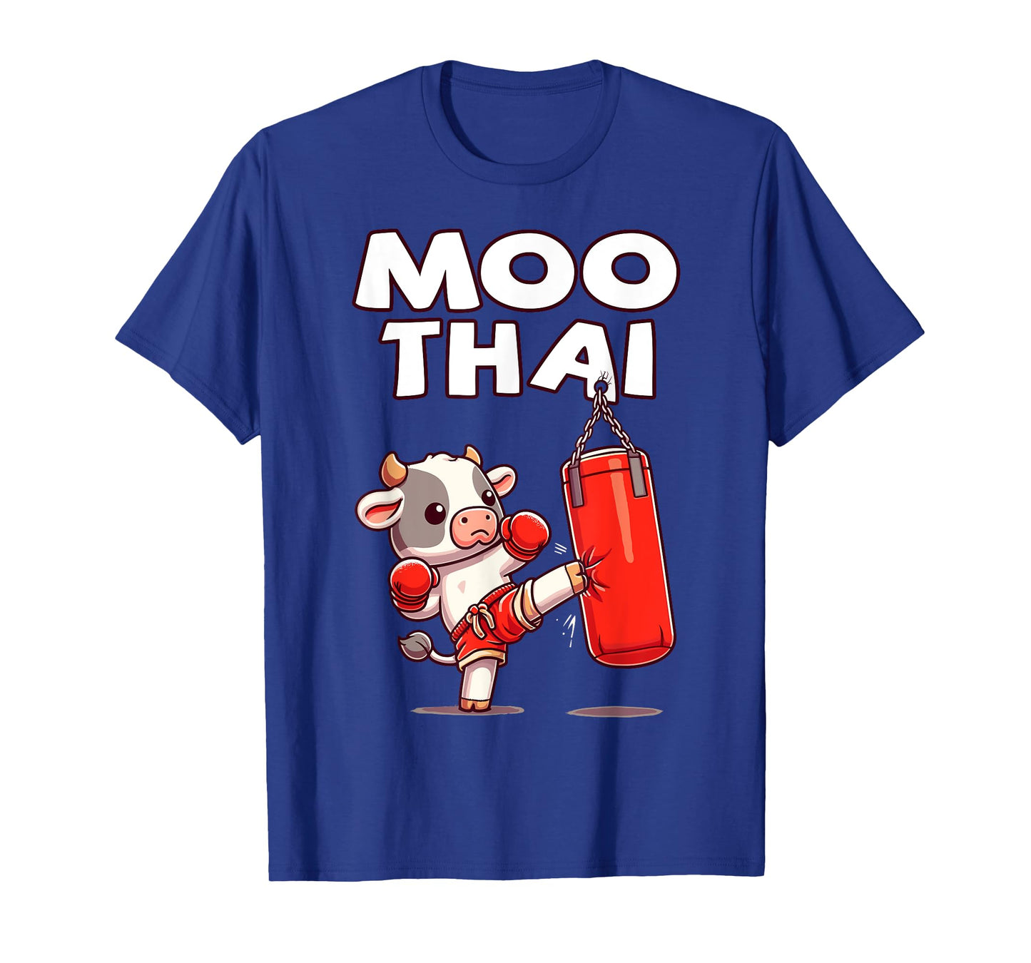 Moo Thai, Muay Thai Cow | Thai Boxing For Kids, Muay Thai T-Shirt