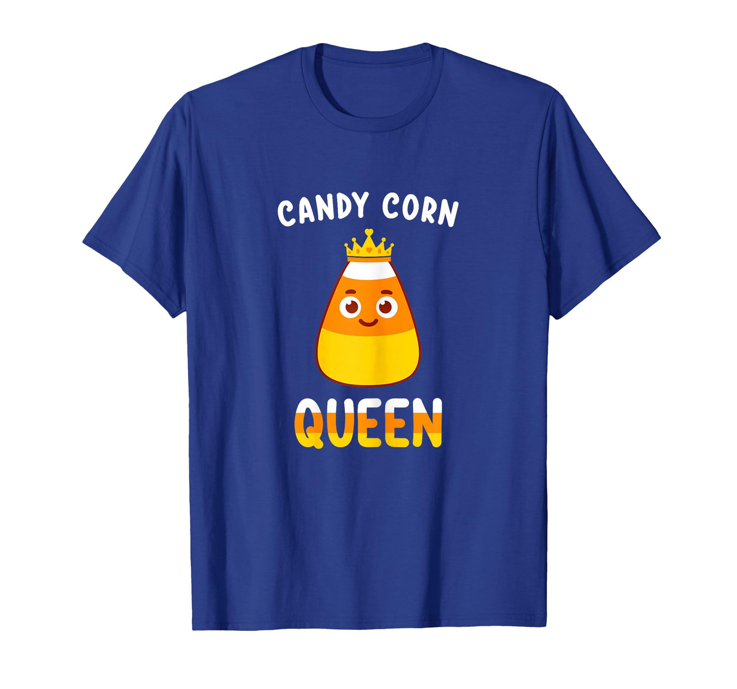 Candy Corn Queen Cute Halloween Kawaii Crown for Girls Kids T-Shirt