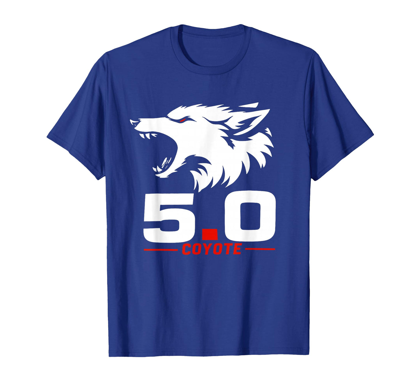 5.0 Coyote Distressed Gift Idea For Adorable Animals Lovers T-Shirt