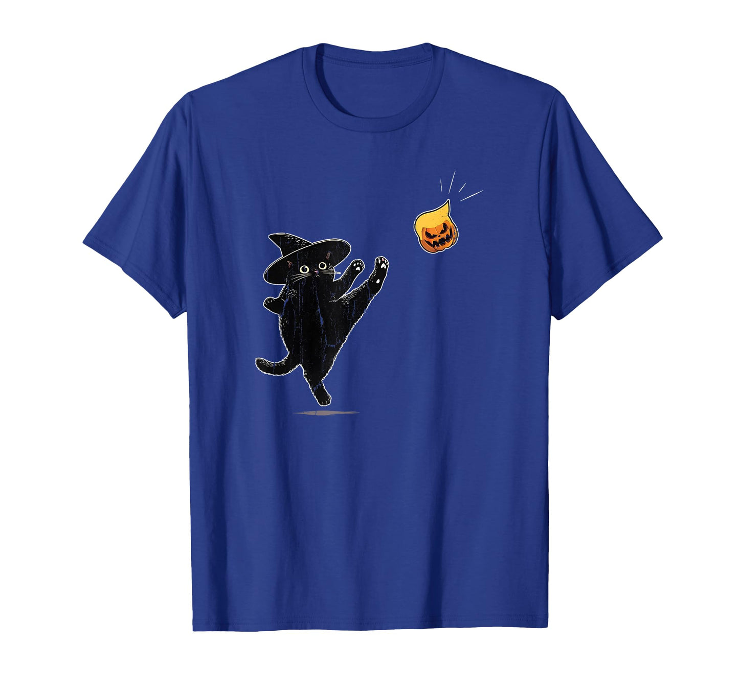 Black Cat Halloween, Cat Witch Doodle T-Shirt