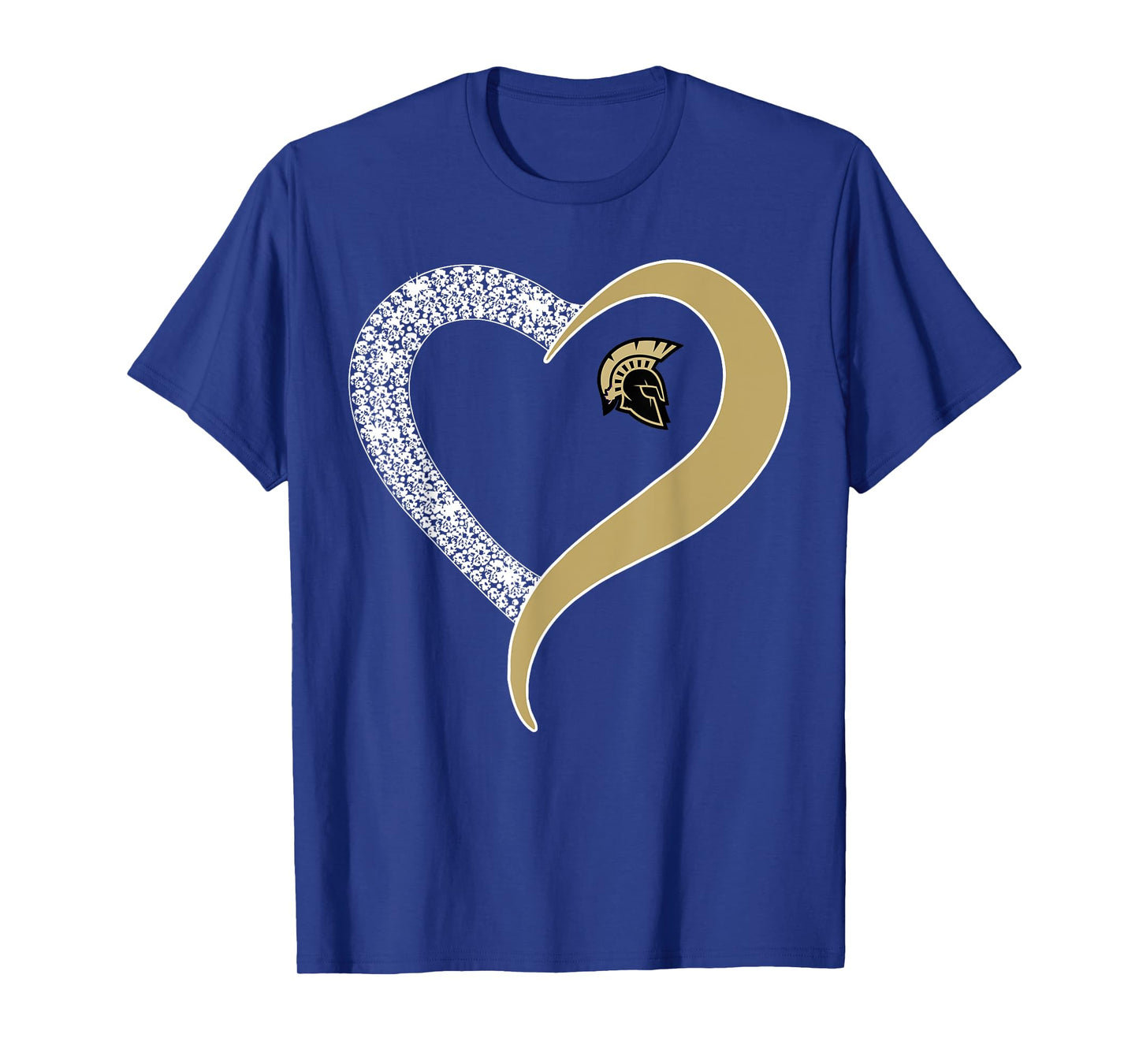 Sycamore Spartans Logo Diamond Heart HS T-Shirt