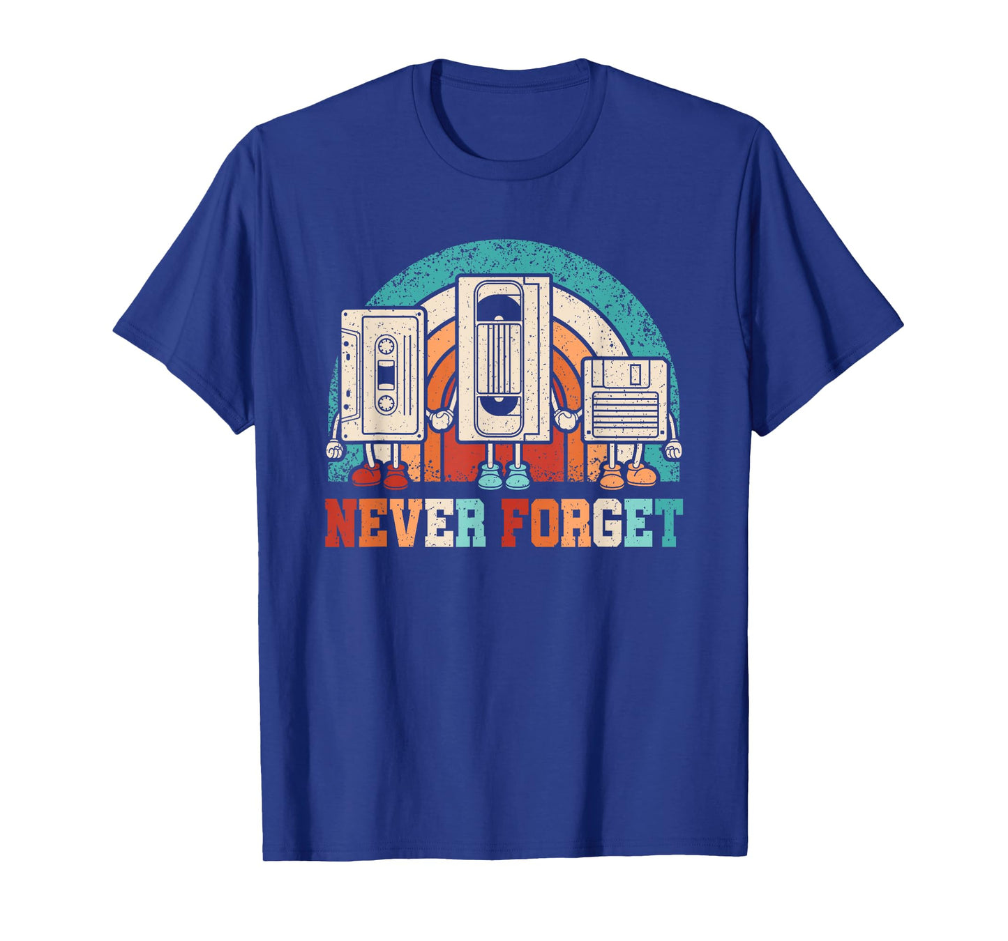 Never Forget Cassette 80s 90s Retro Outfit Men Women Kids T-Shirt