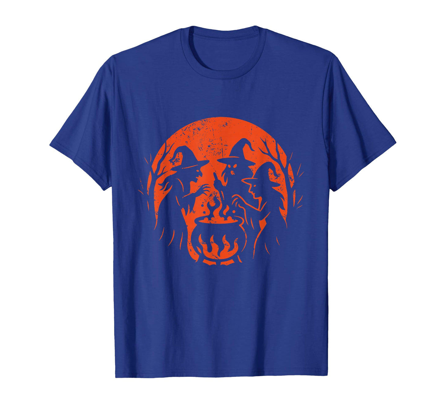 Three Witches Cauldron Halloween T-Shirt