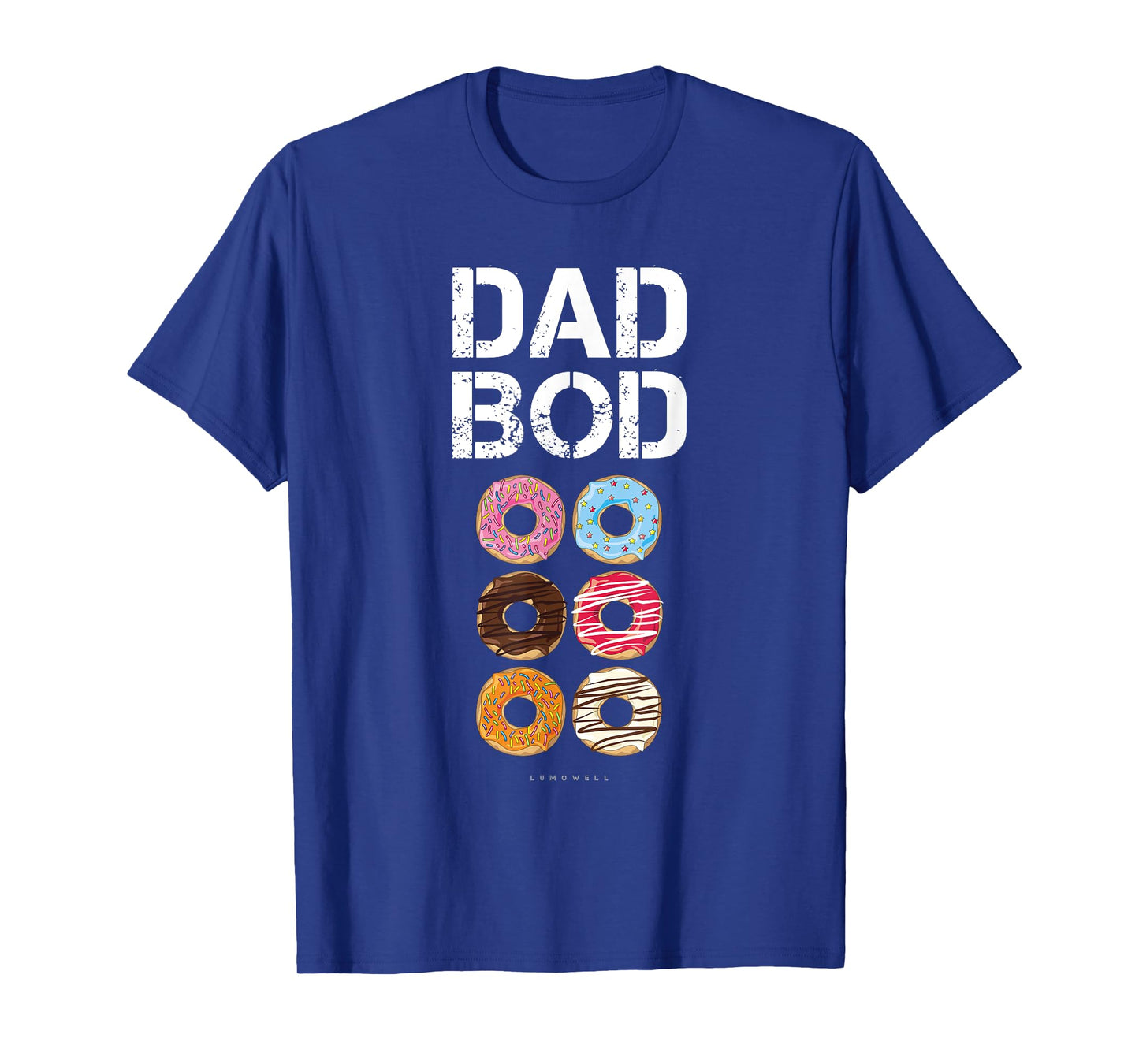 Dad Bod TShirt. Funny Donut Six Pack Daddy Gym Gift T Shirts T-Shirt