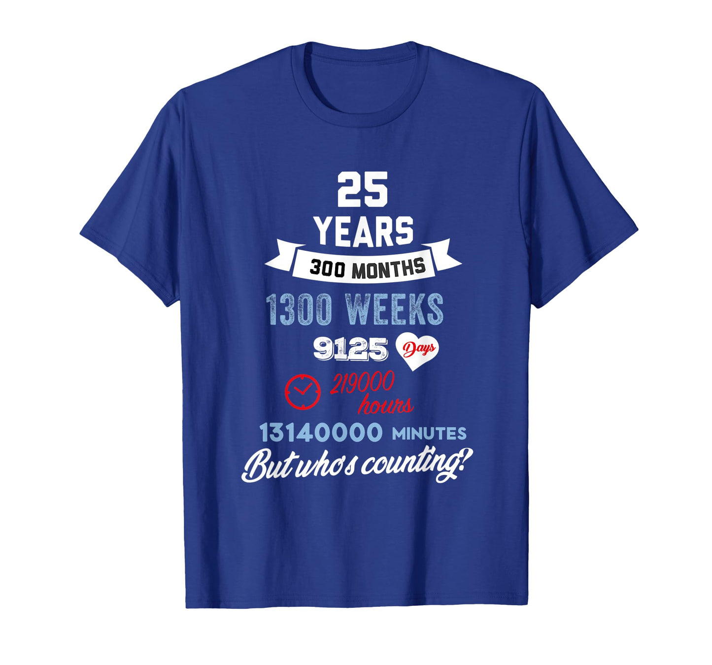 25 Years Old But Who Is Counting Funny Birthday T-Shirt