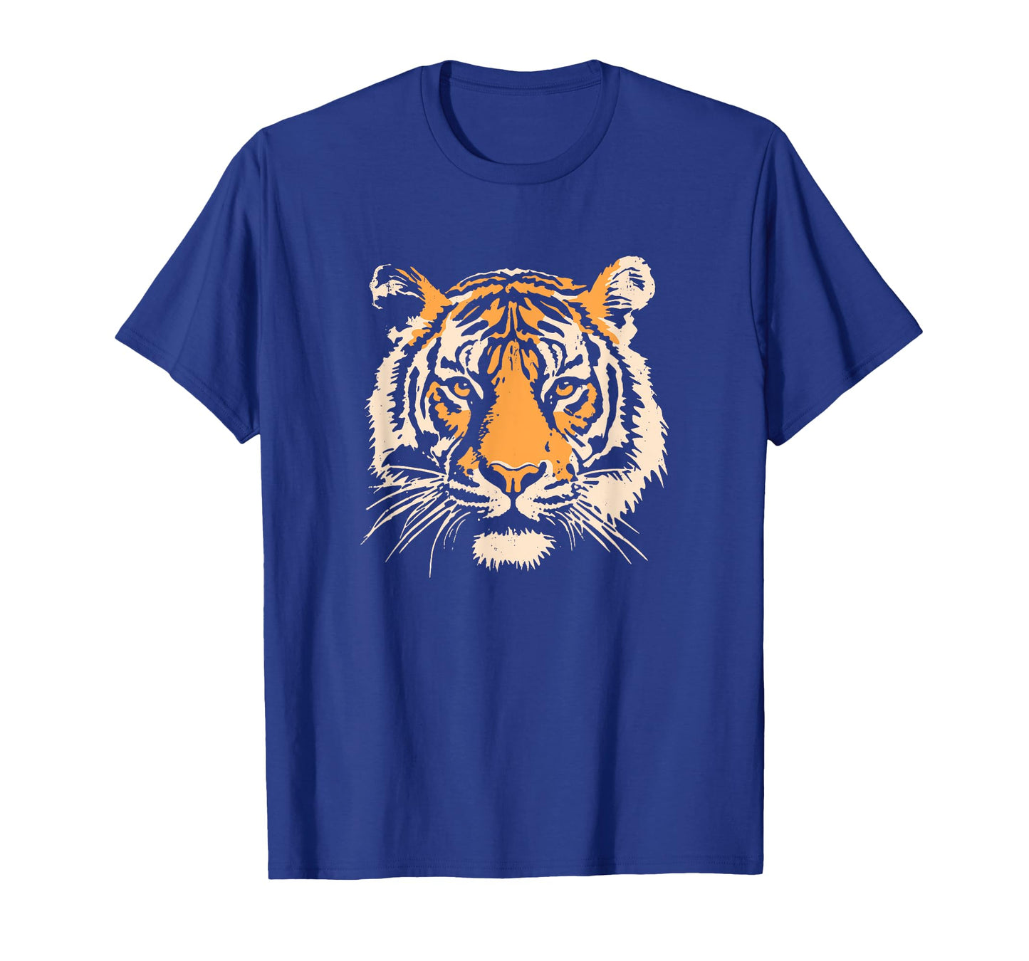 Vintage Tiger Graphic Retro 90s Wild Cat Safari Art for Men T-Shirt