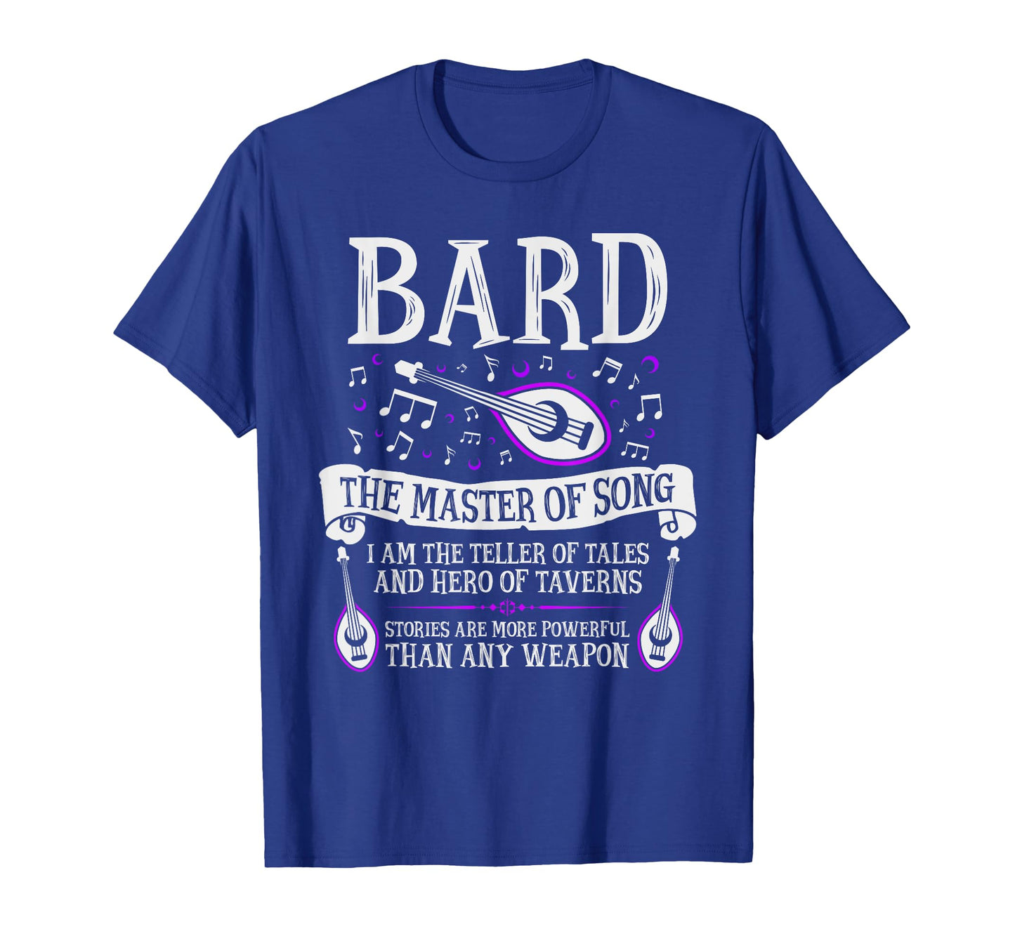 The Bard - Fantasy, RPG, Tabletop RPG, TTRPG, D20 T-Shirt