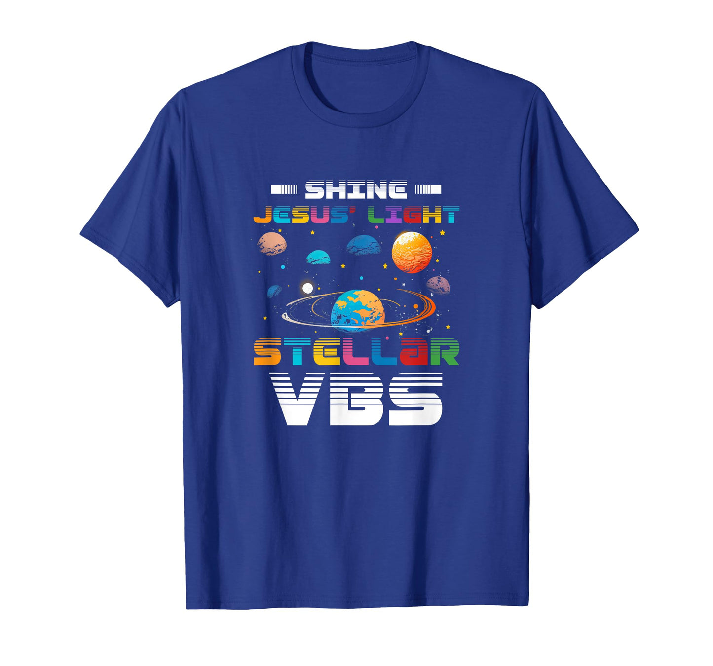 Stellar Bible School VBS Shine Jesus Light Christian T-Shirt