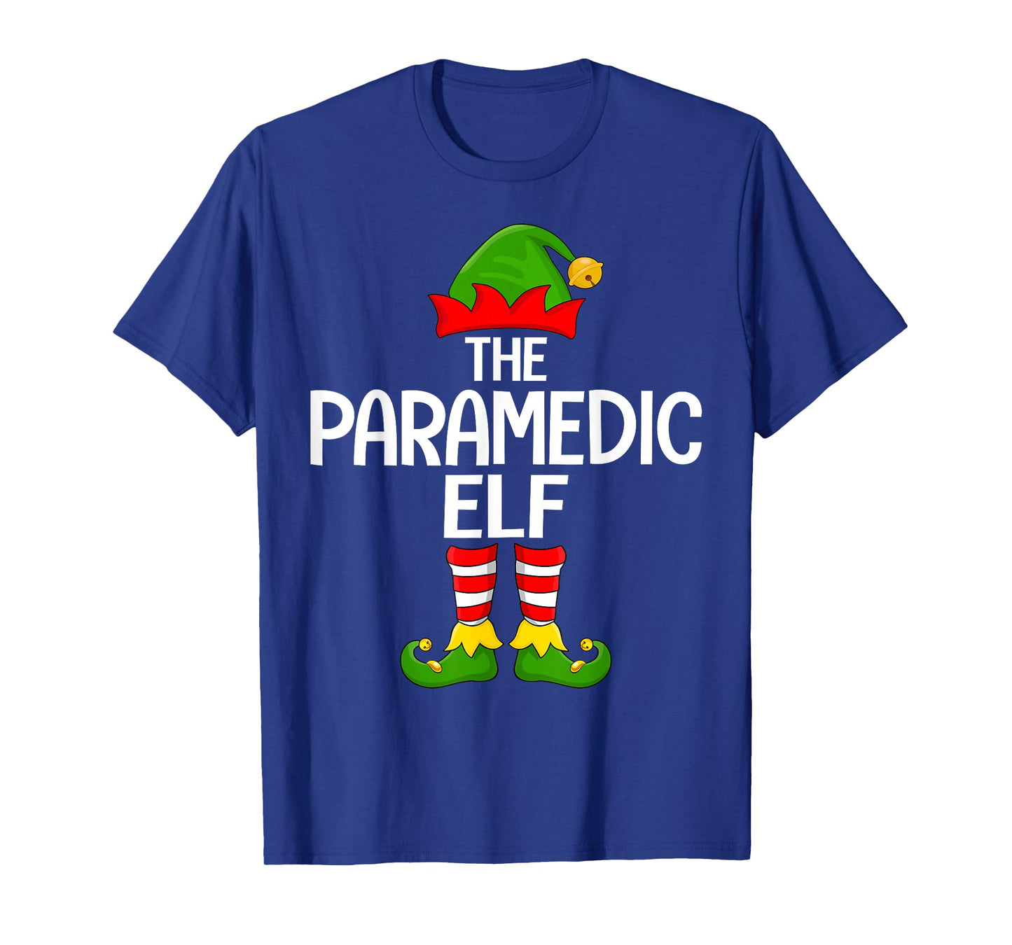 Paramedic Elf Xmas Matching Family Elf Squad Christmas T-Shirt