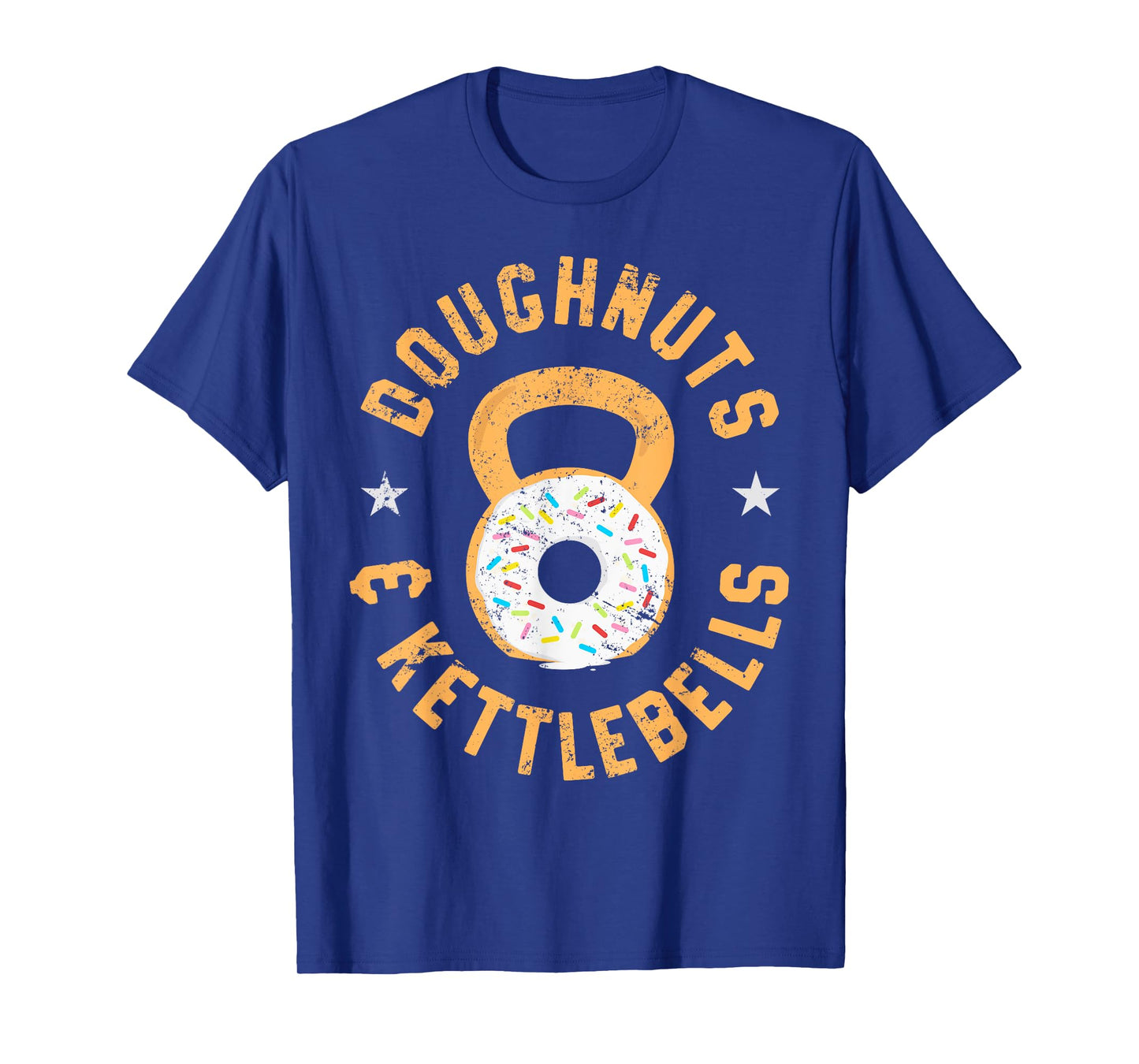 Funny Donut Kettlebell T-Shirt, Doughnuts and Kettlebells T-Shirt